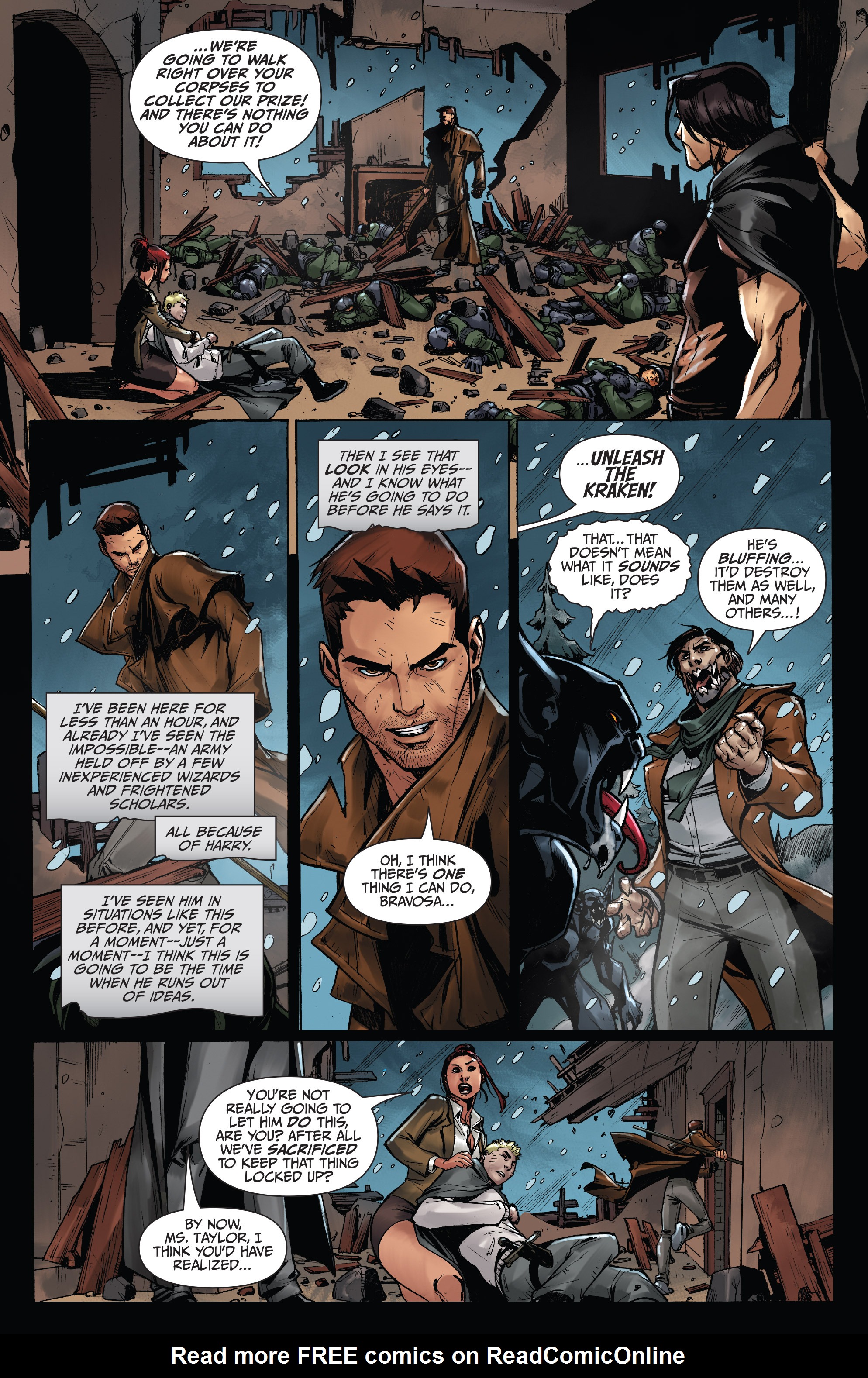 Read online Jim Butcher's The Dresden Files: War Cry comic -  Issue #4 - 22