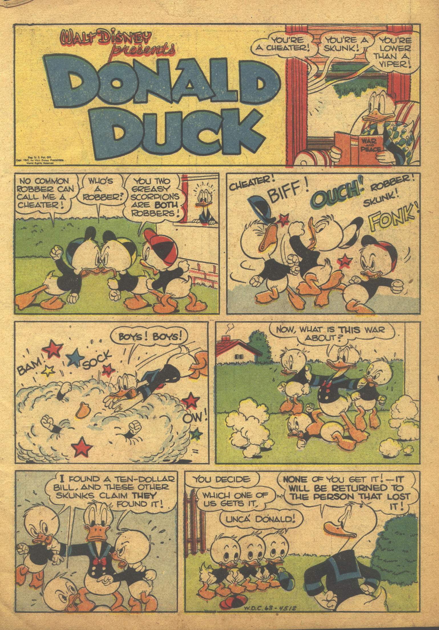 Read online Walt Disney's Comics and Stories comic -  Issue #63 - 3