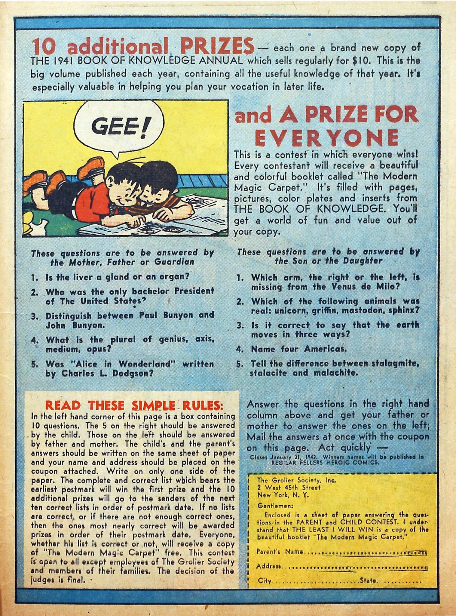 Read online Reg'lar Fellers Heroic Comics comic -  Issue #10 - 41