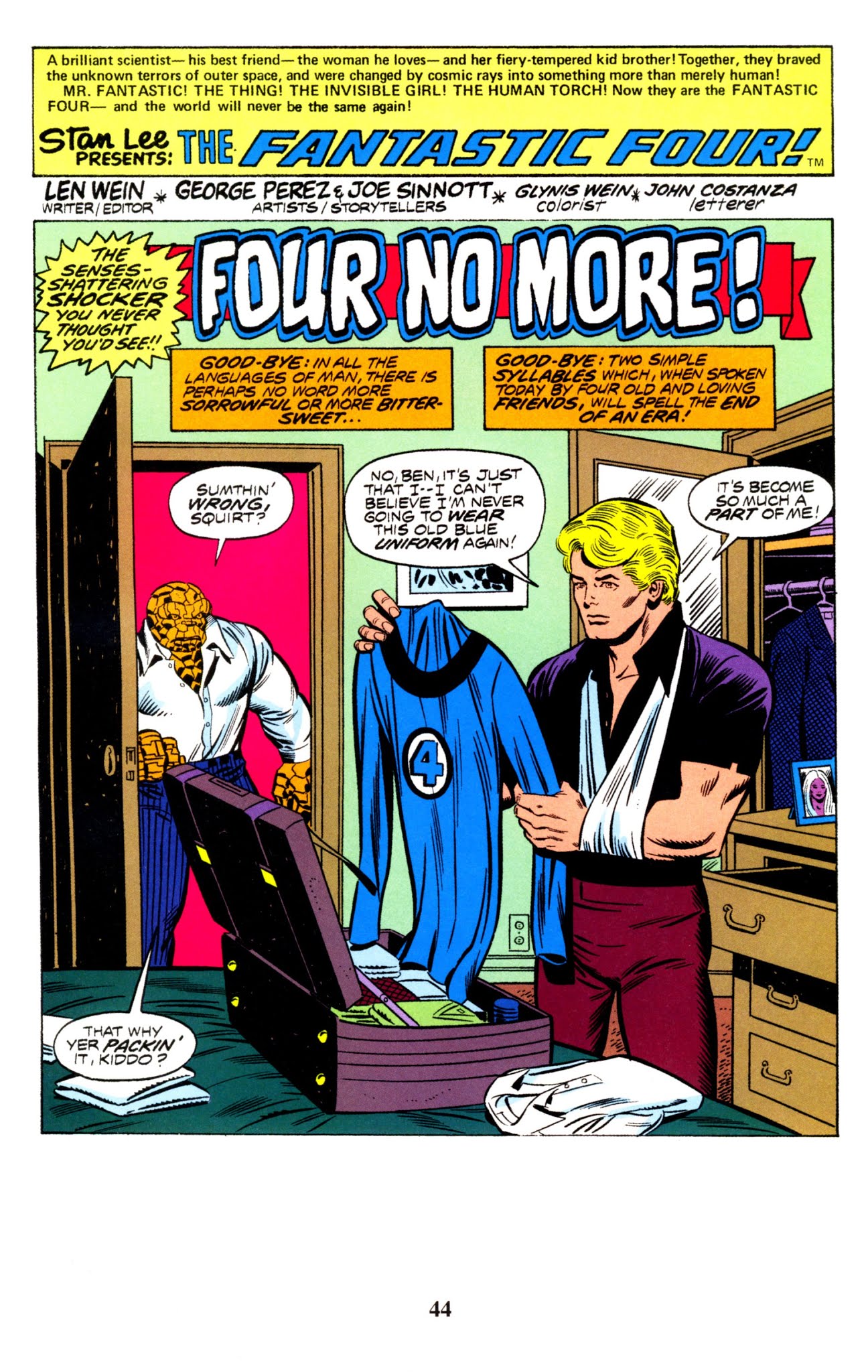 Read online Fantastic Four Visionaries: George Perez comic -  Issue # TPB 2 (Part 1) - 44