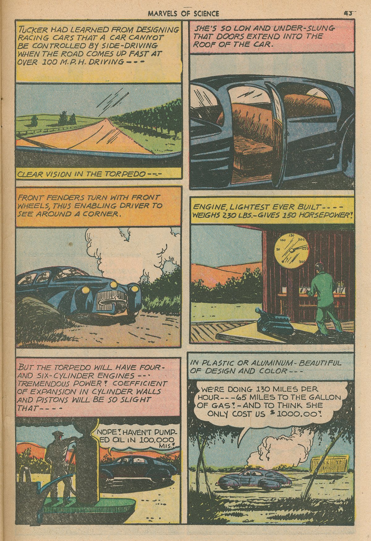 Read online Marvels Of Science comic -  Issue #3 - 45