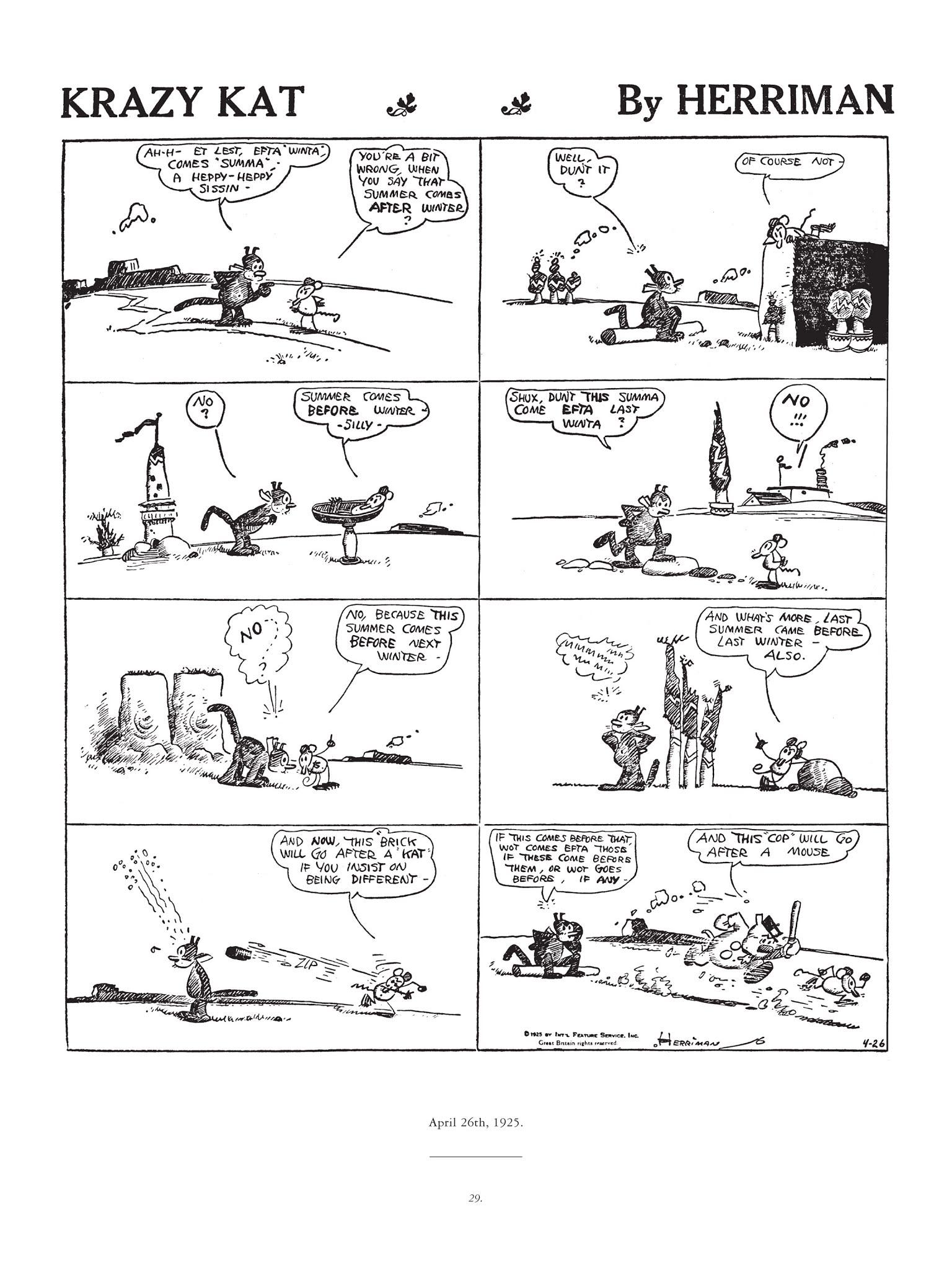 Read online Krazy & Ignatz comic -  Issue # TPB 4 - 30