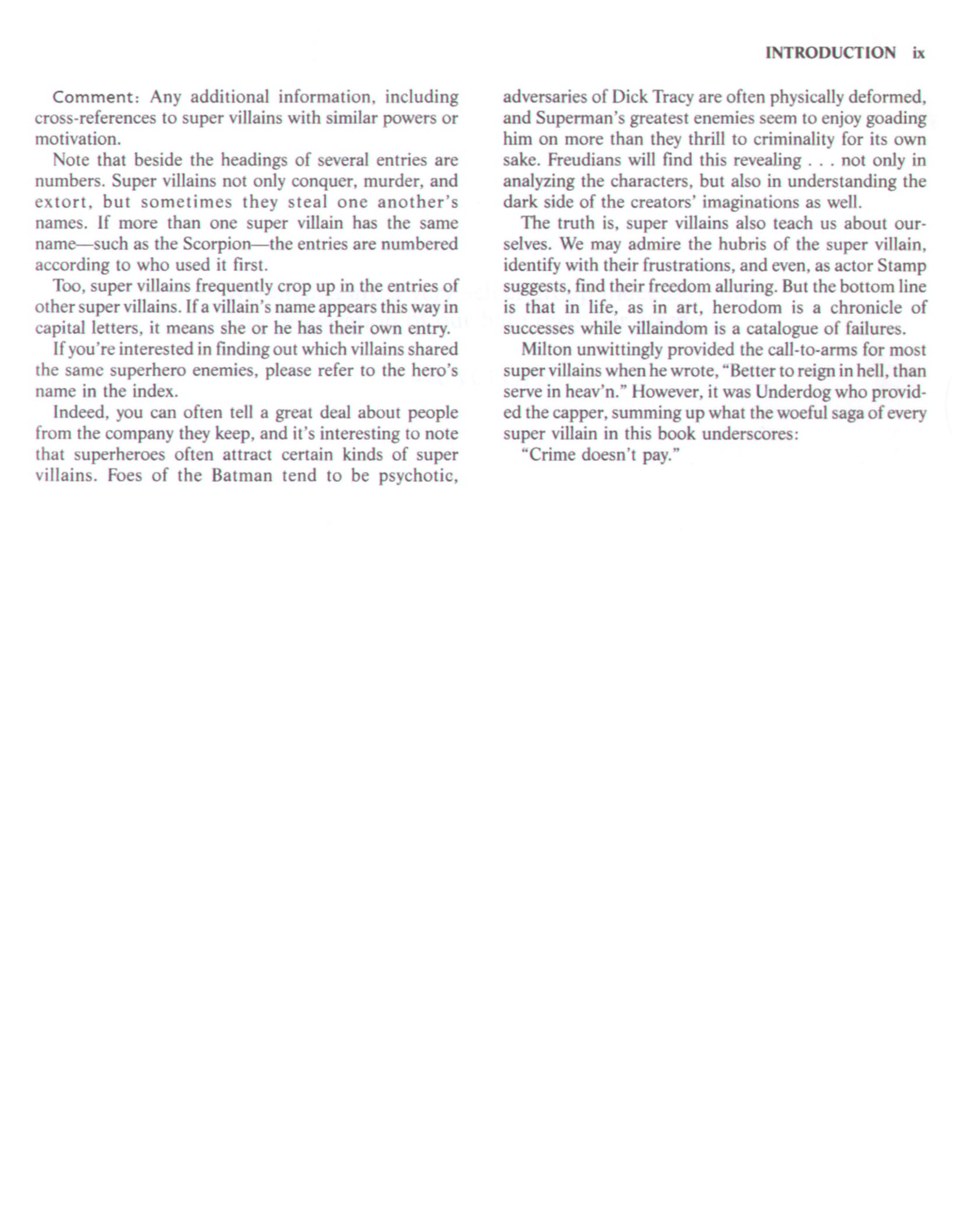 Read online The Encyclopedia of Super Villains comic -  Issue # TPB (Part 1) - 9