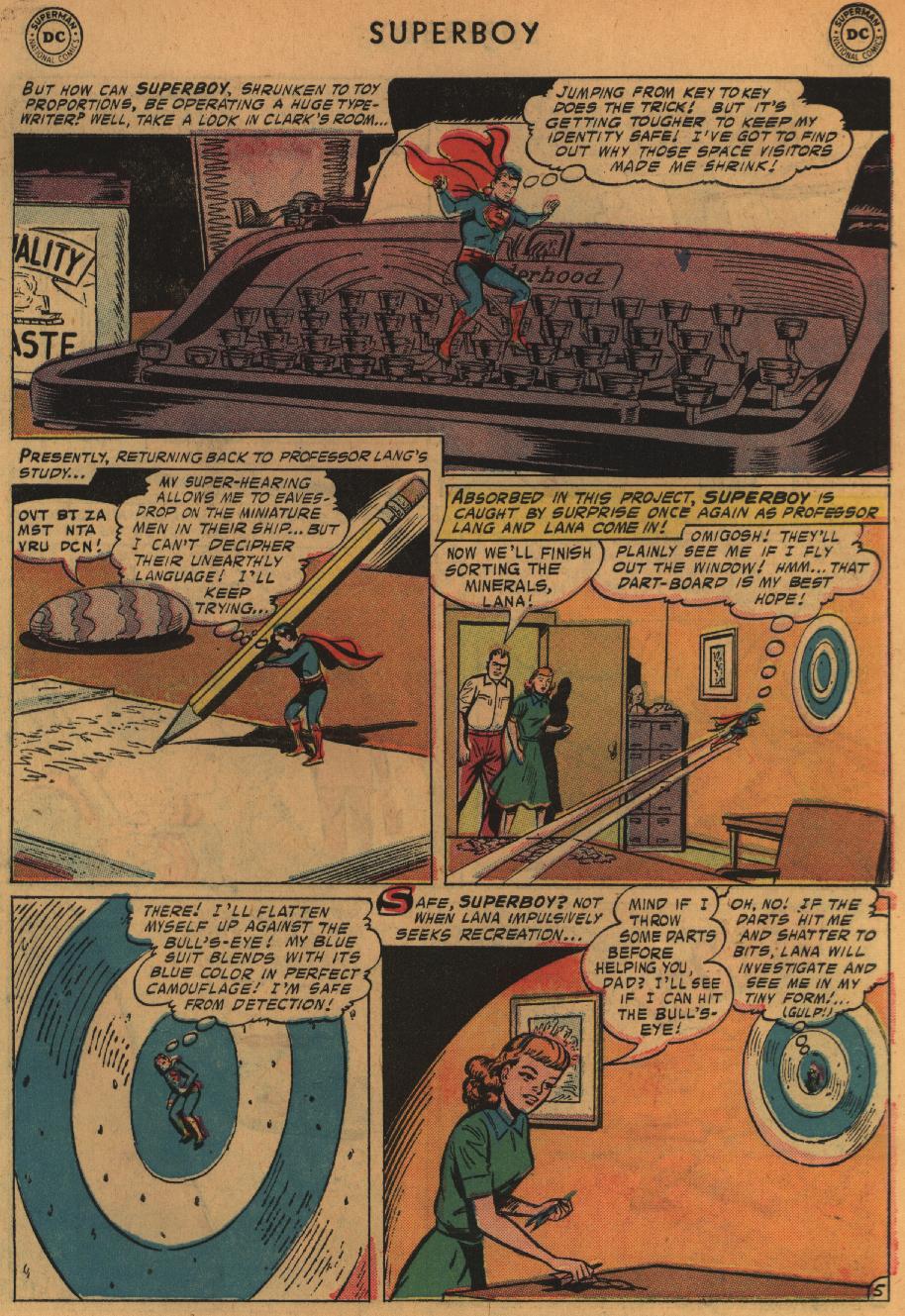 Read online Superboy (1949) comic -  Issue #61 - 6