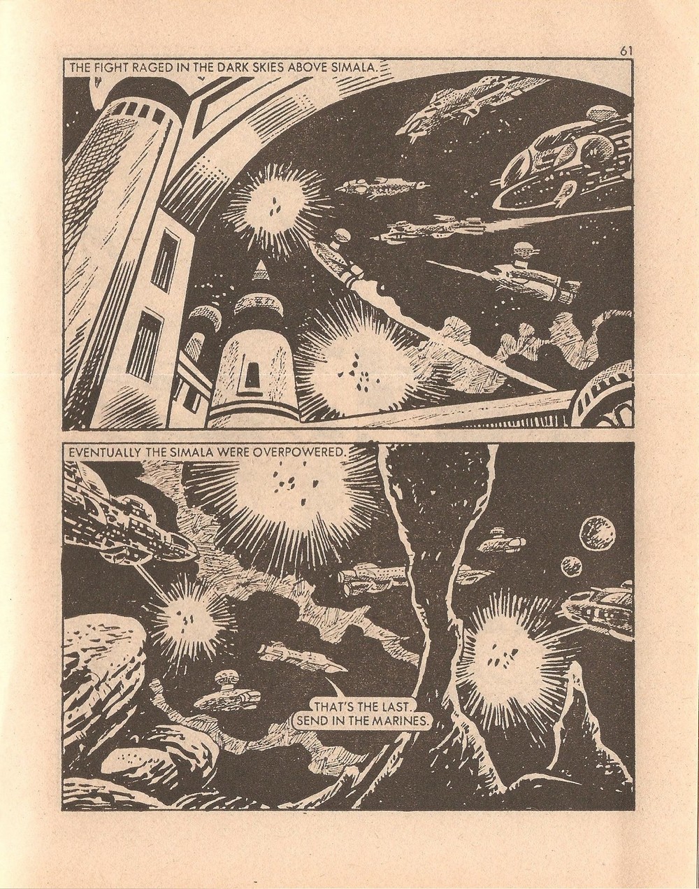 Read online Starblazer comic -  Issue #23 - 61