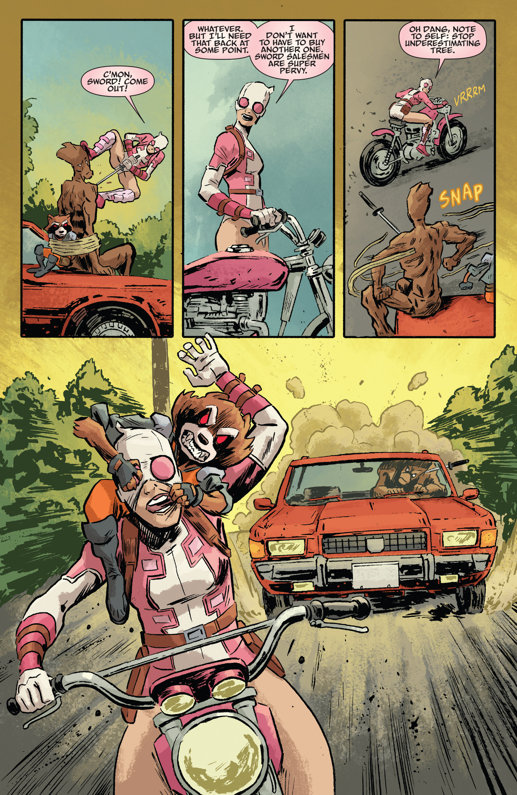 Read online Rocket Raccoon & Groot comic -  Issue #8 - 19