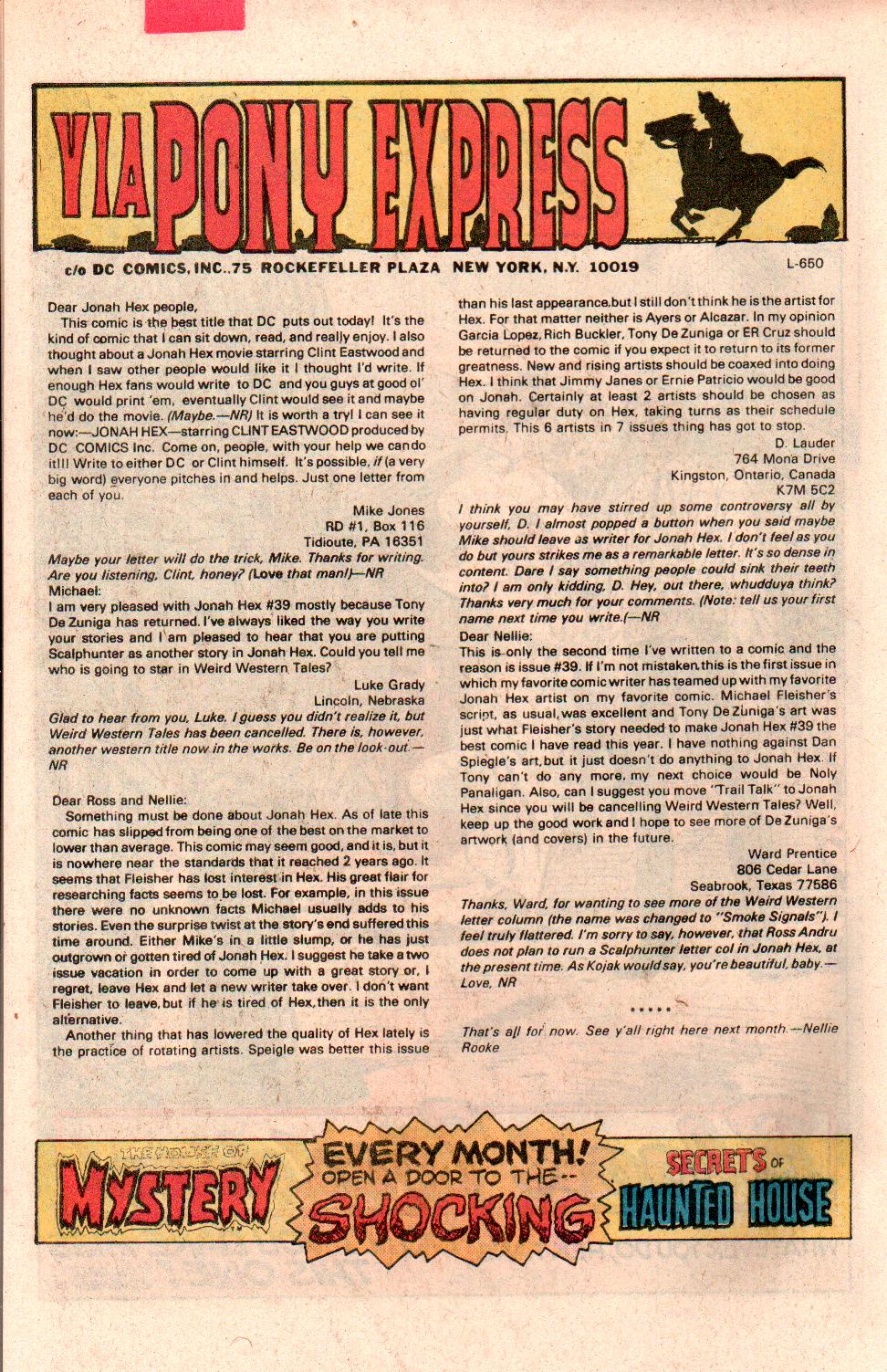 Read online Jonah Hex (1977) comic -  Issue #44 - 34