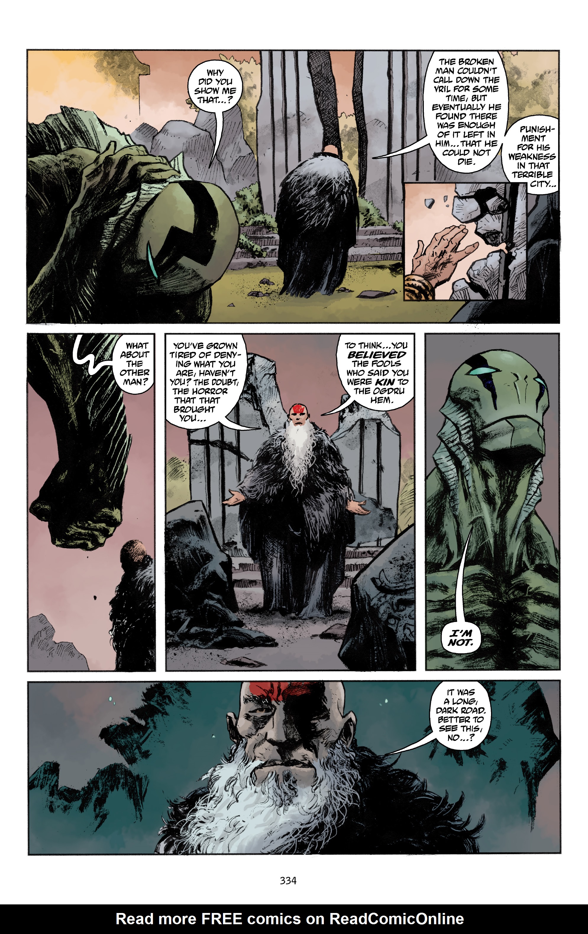 Read online Abe Sapien comic -  Issue # _TPB Dark and Terrible 2 (Part 4) - 34