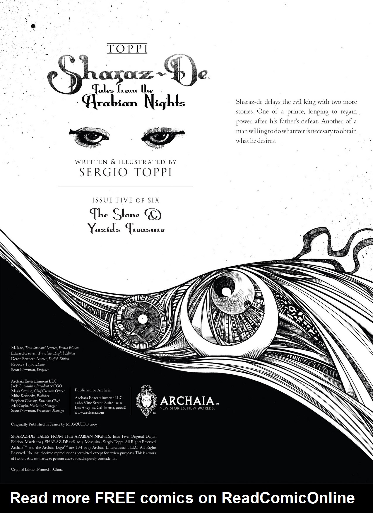 Read online Sharaz-De comic -  Issue #5 - 2