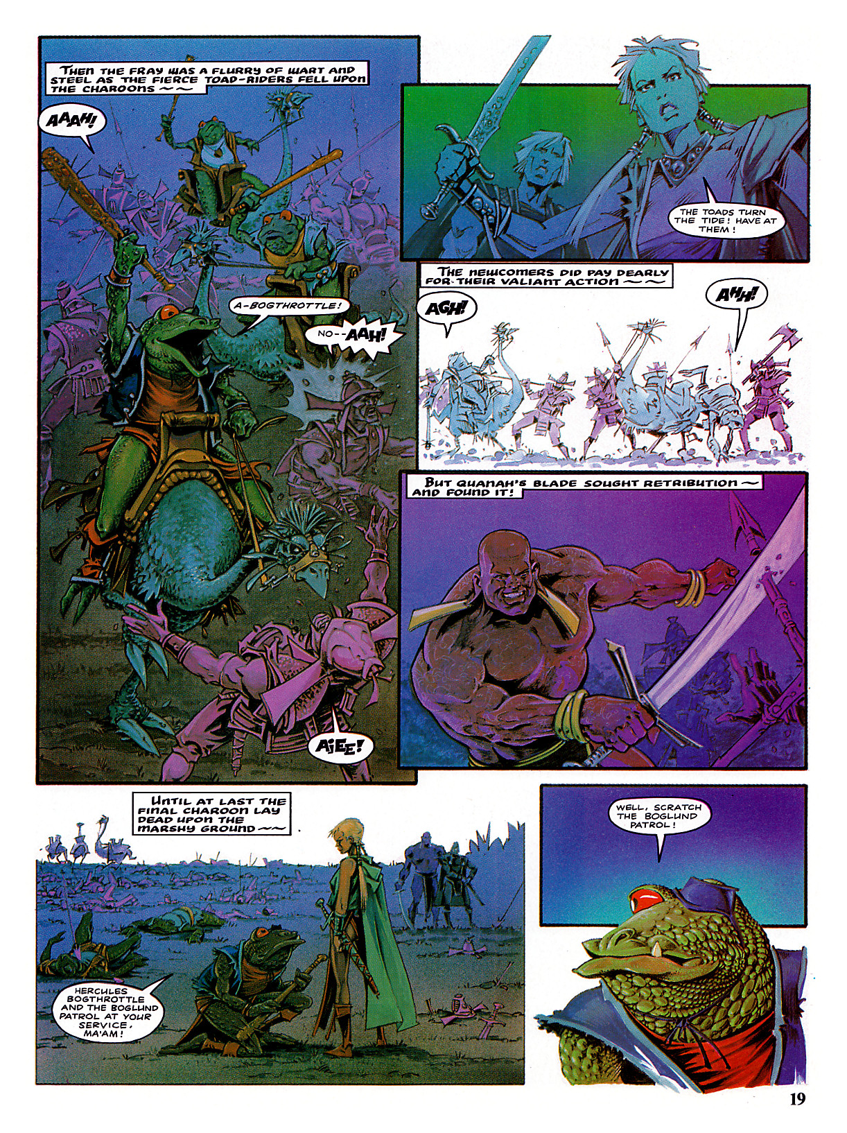 Read online Marvel Graphic Novel comic -  Issue #3 - The Chronicles of Genghis Grimtoad - 19