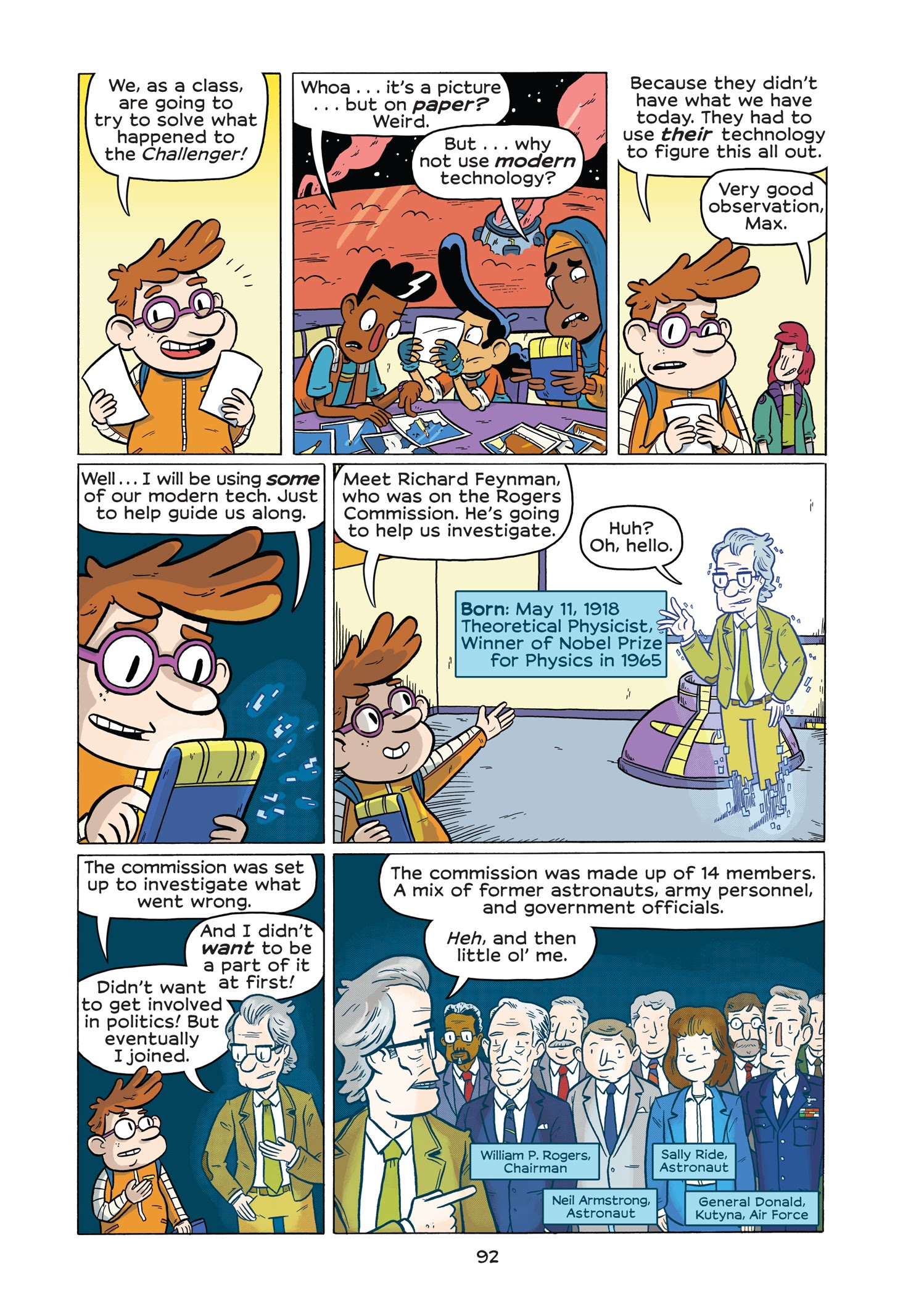 Read online History Comics comic -  Issue # The Challenger Disaster: Tragedy in the Skies - 97