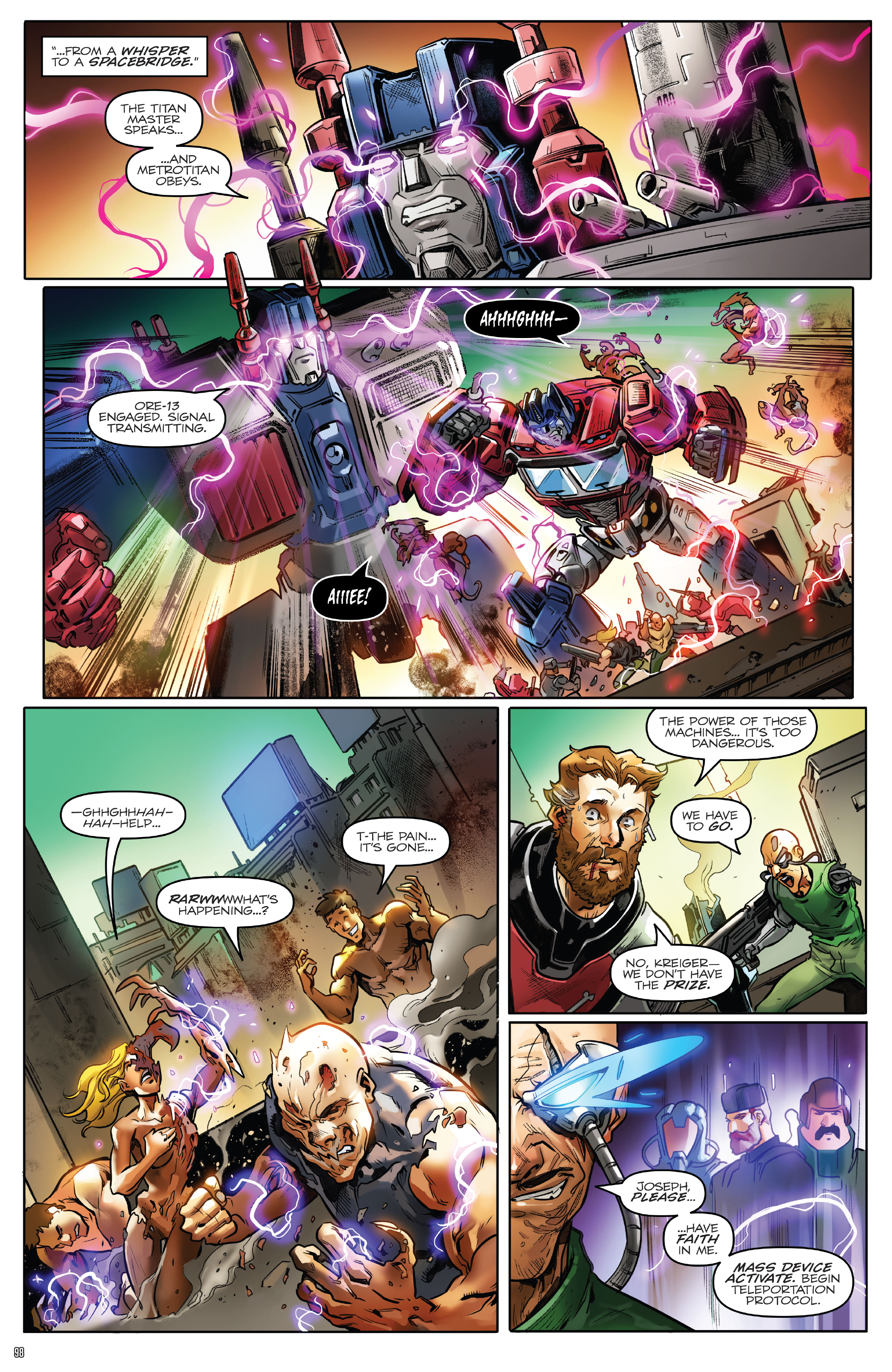 Read online Transformers: The IDW Collection Phase Three comic -  Issue # TPB 3 (Part 1) - 96