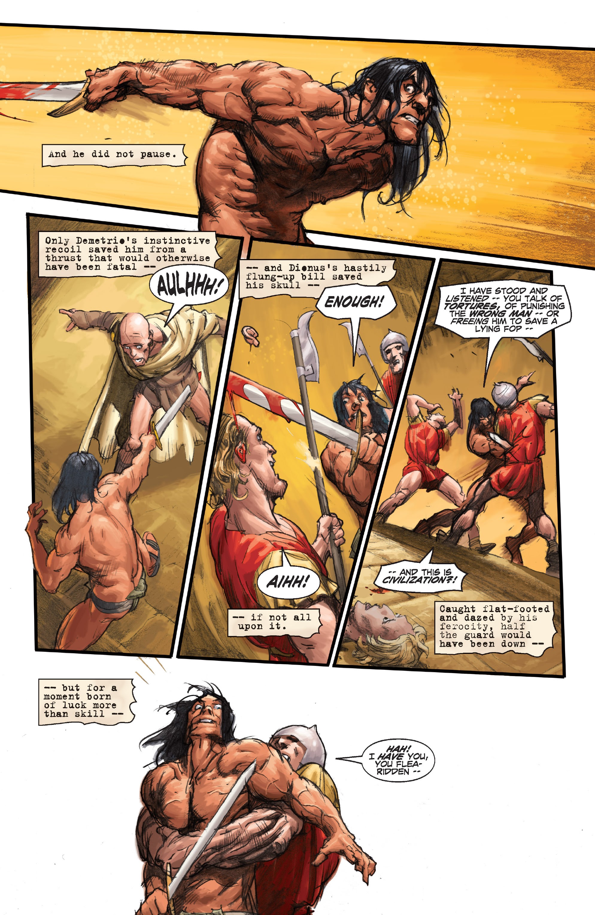 Read online Conan Chronicles Epic Collection comic -  Issue # TPB Out of the Darksome Hills (Part 3) - 64