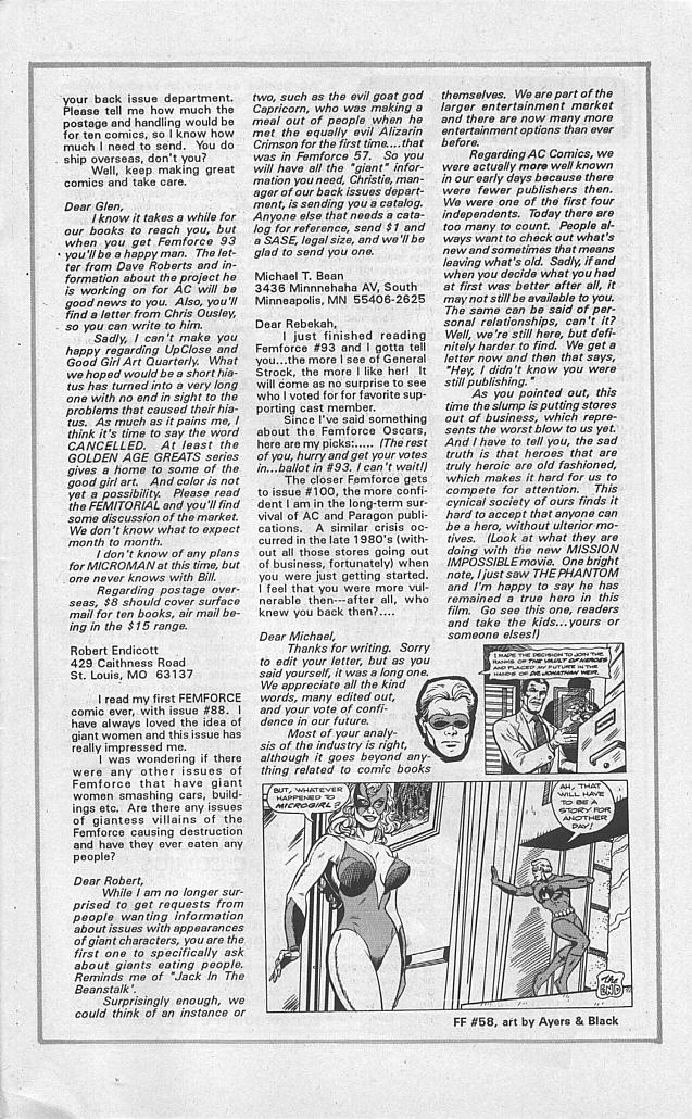 Read online Femforce comic -  Issue #95 - 31