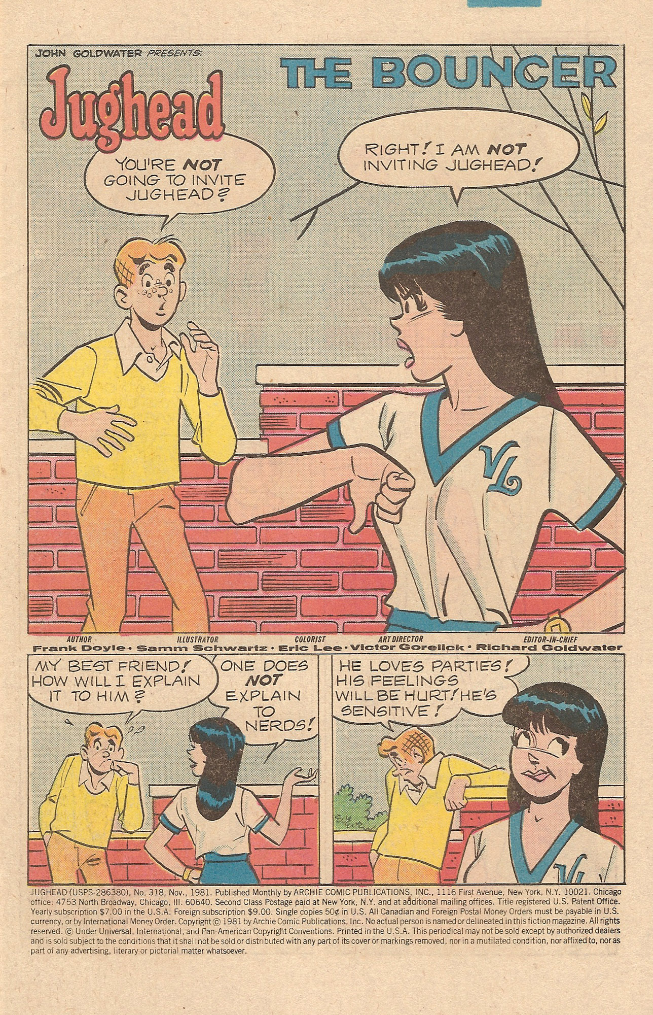 Read online Jughead (1965) comic -  Issue #318 - 3