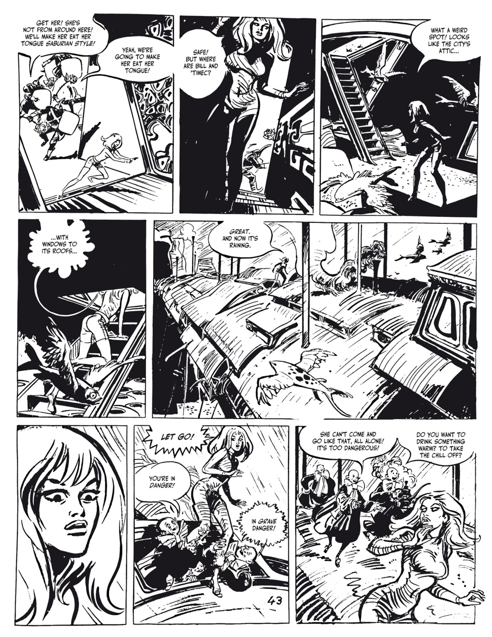 Read online Barbarella and The Wrath of the Minute-Eater comic -  Issue # TPB - 48