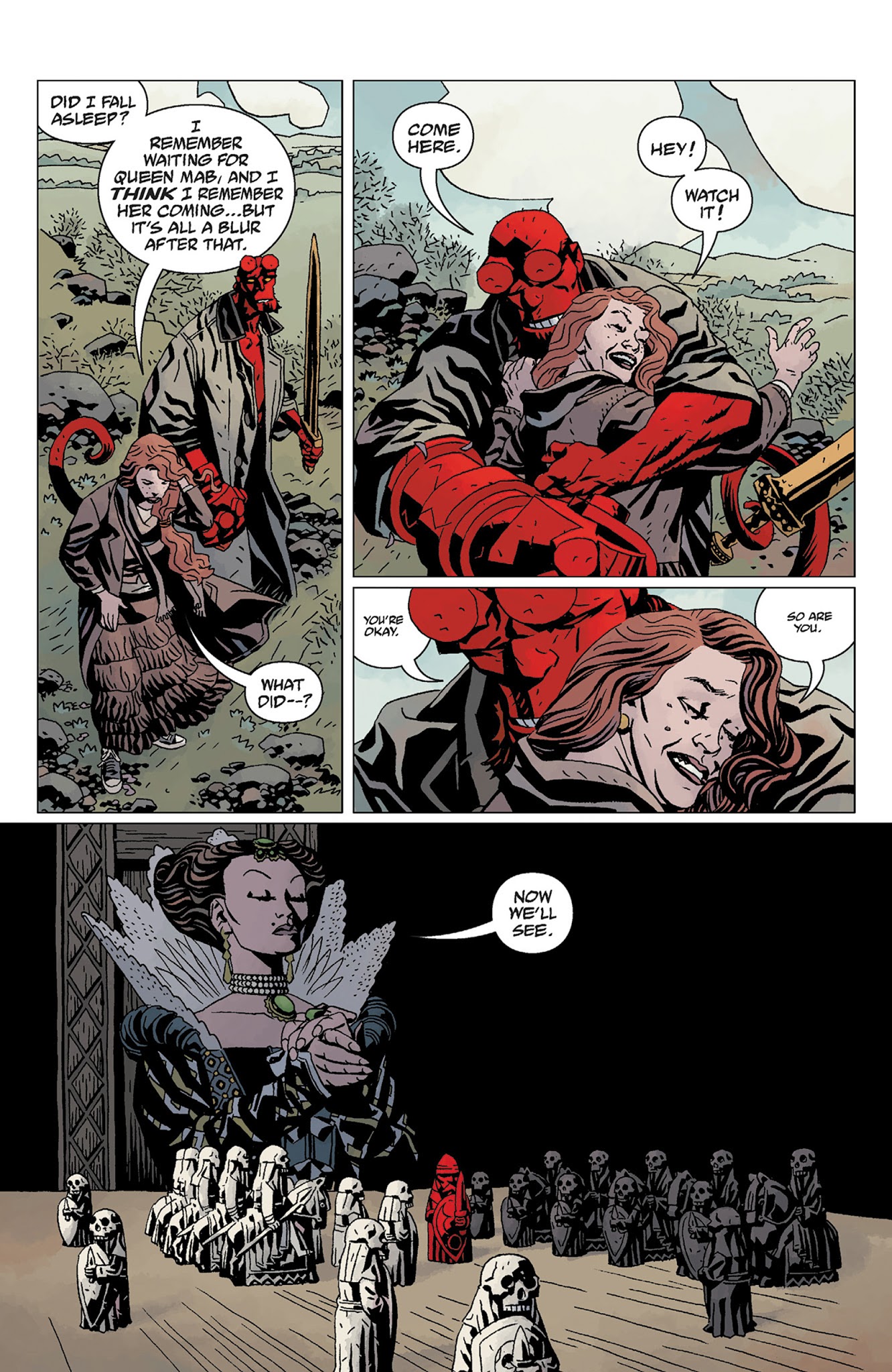 Read online Hellboy: The Wild Hunt comic -  Issue # TPB - 168