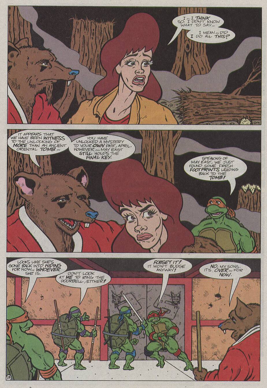 Read online Teenage Mutant Ninja Turtles Presents: April O'Neil (May East Saga) comic -  Issue #1 - 28