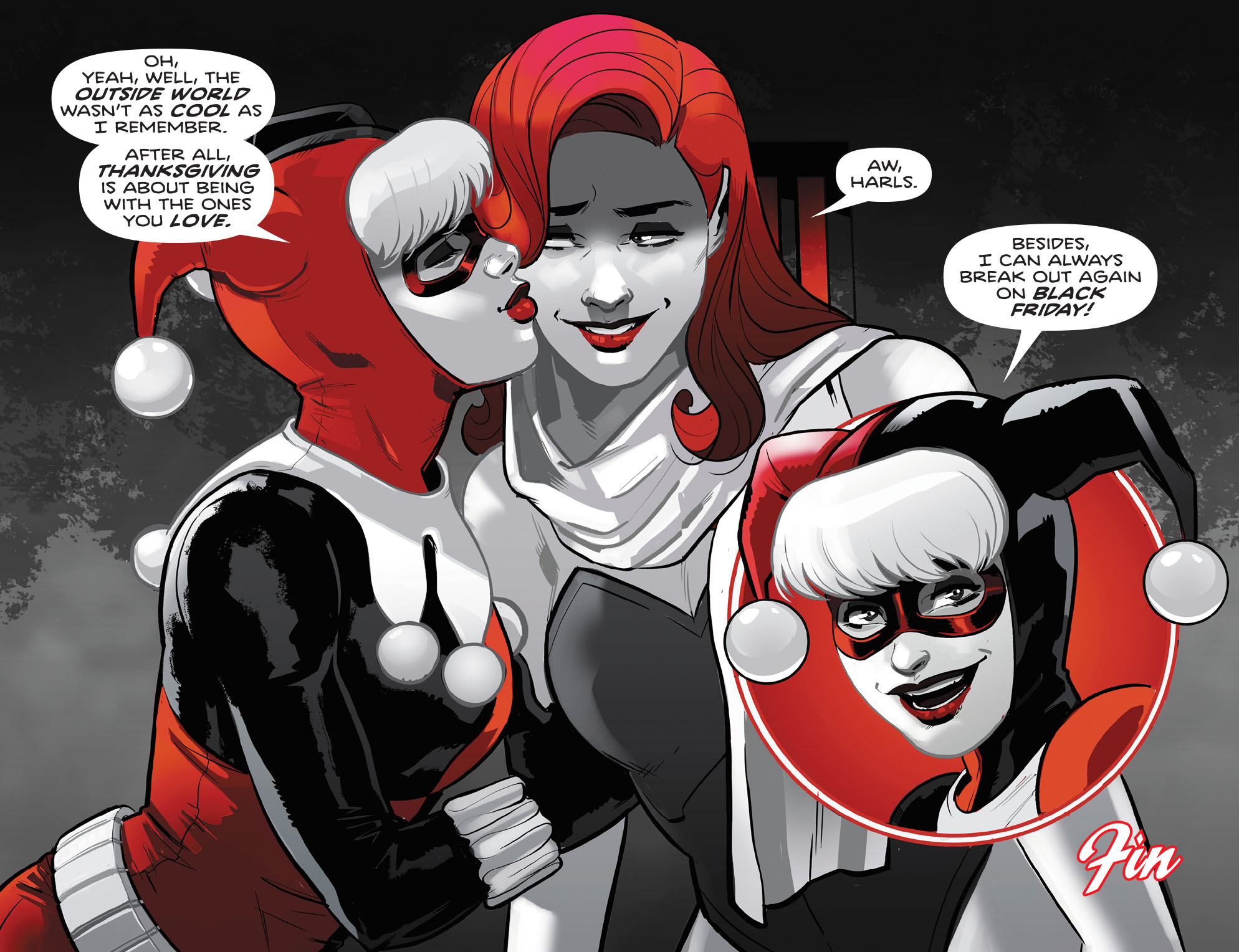 Read online Harley Quinn Black   White   Red comic -  Issue #15 - 22
