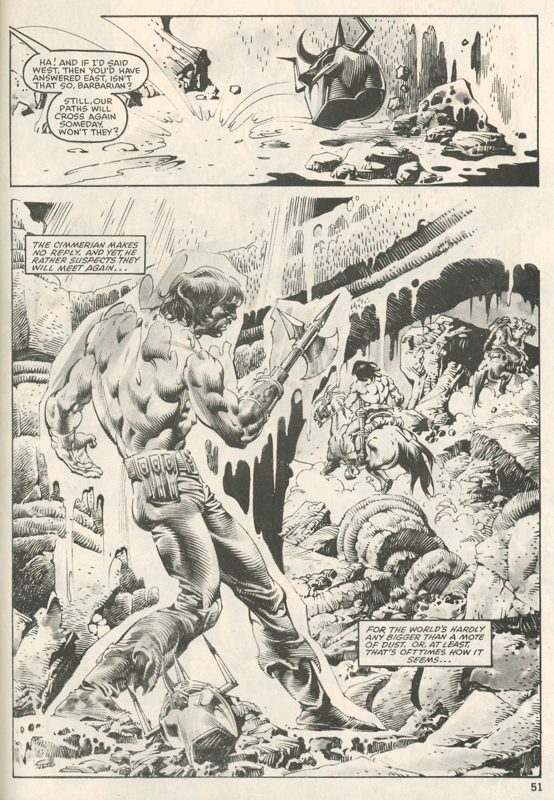 Read online The Savage Sword Of Conan comic -  Issue #107 - 51