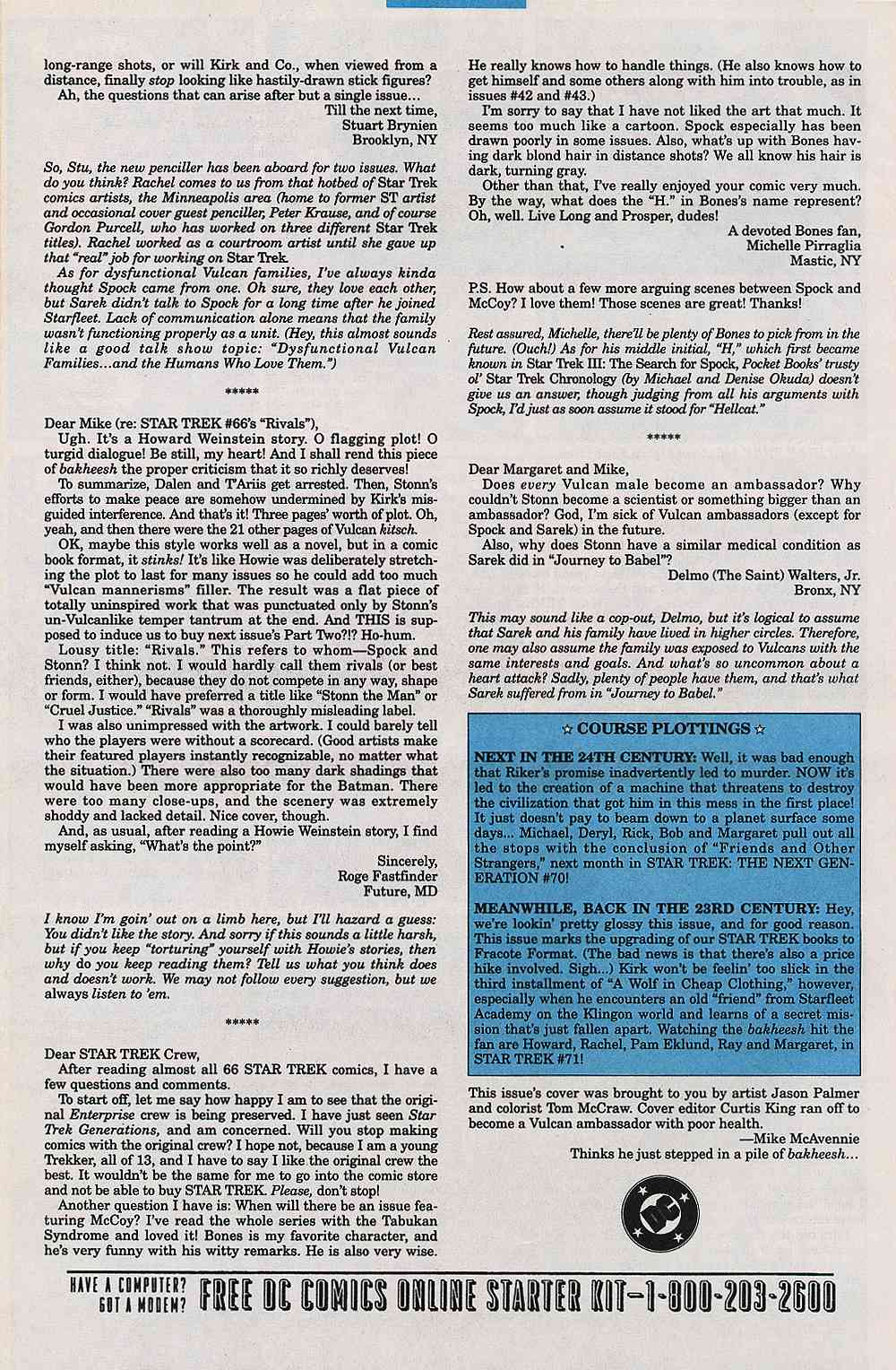 Read online Star Trek (1989) comic -  Issue #70 - 26