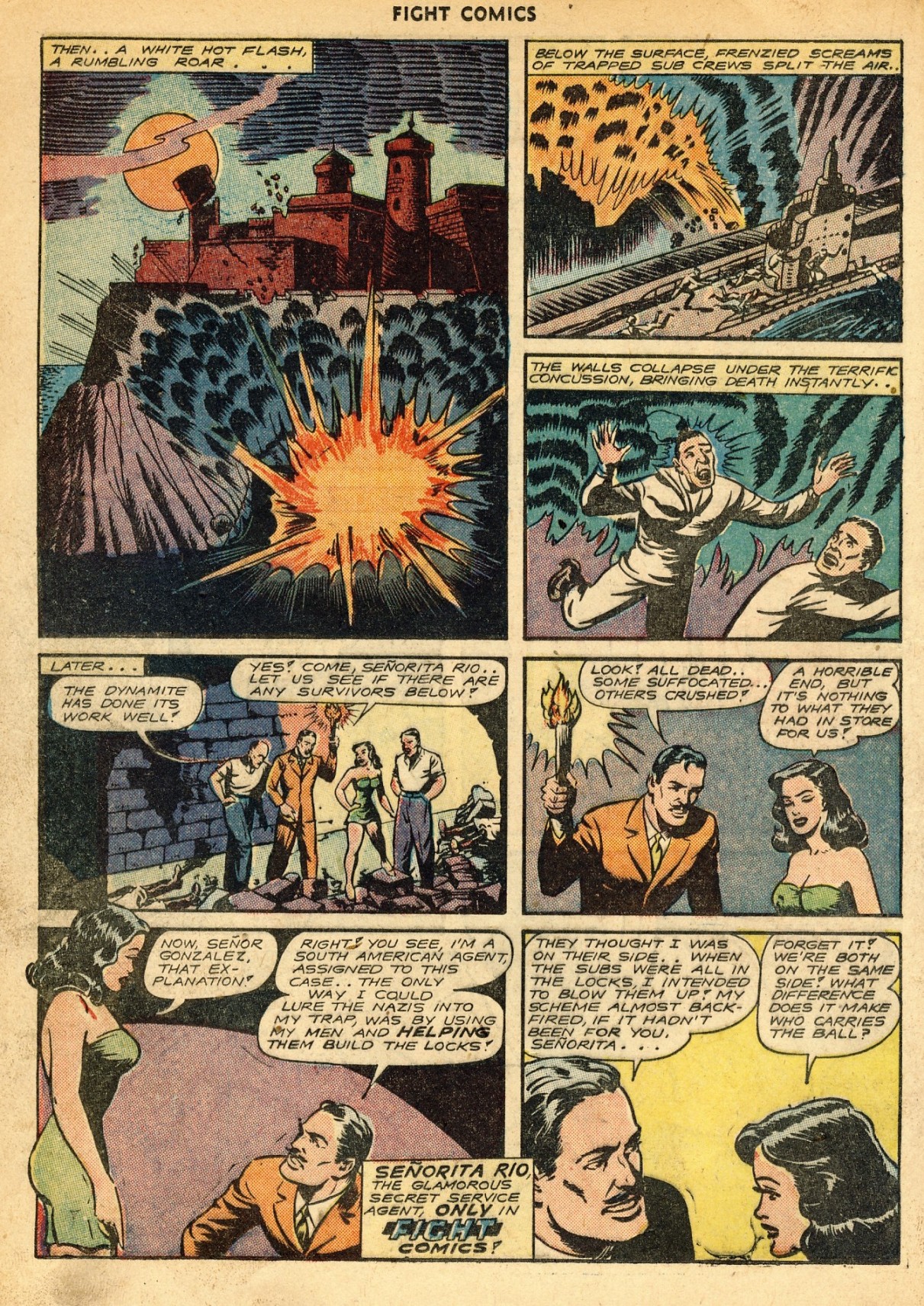 Read online Fight Comics comic -  Issue #30 - 22