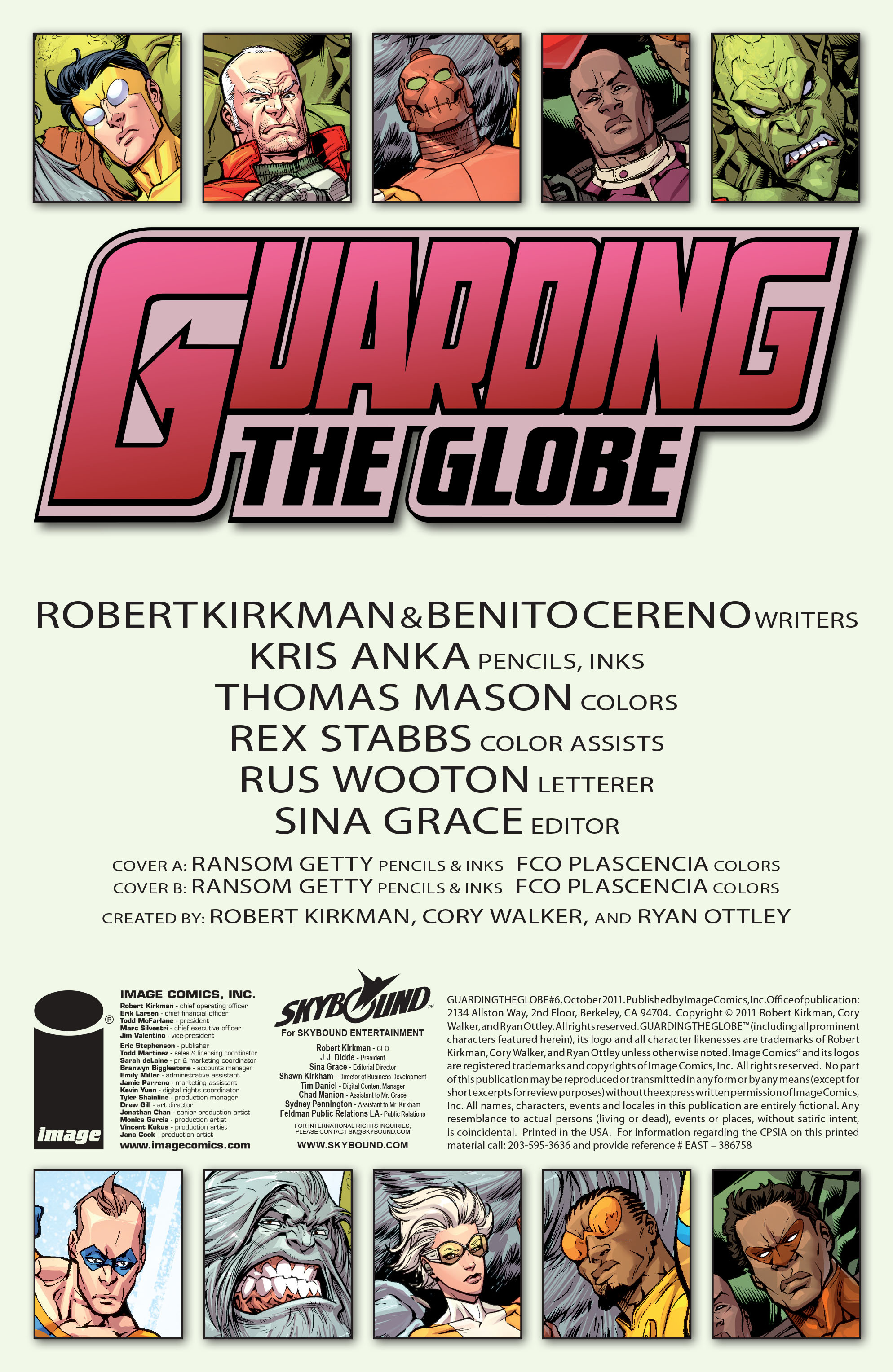 Read online Guarding the Globe (2010) comic -  Issue #6 - 2