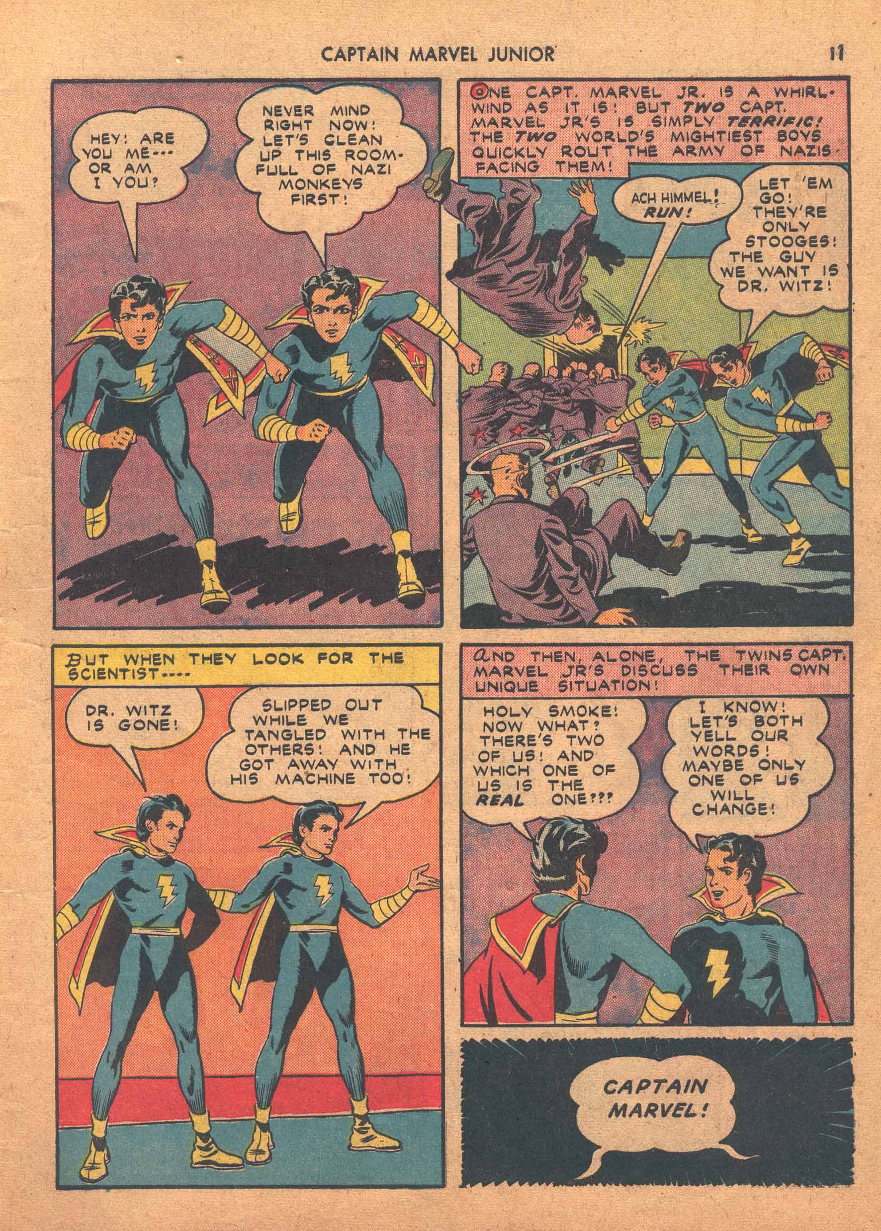 Read online Captain Marvel, Jr. comic -  Issue #8 - 12