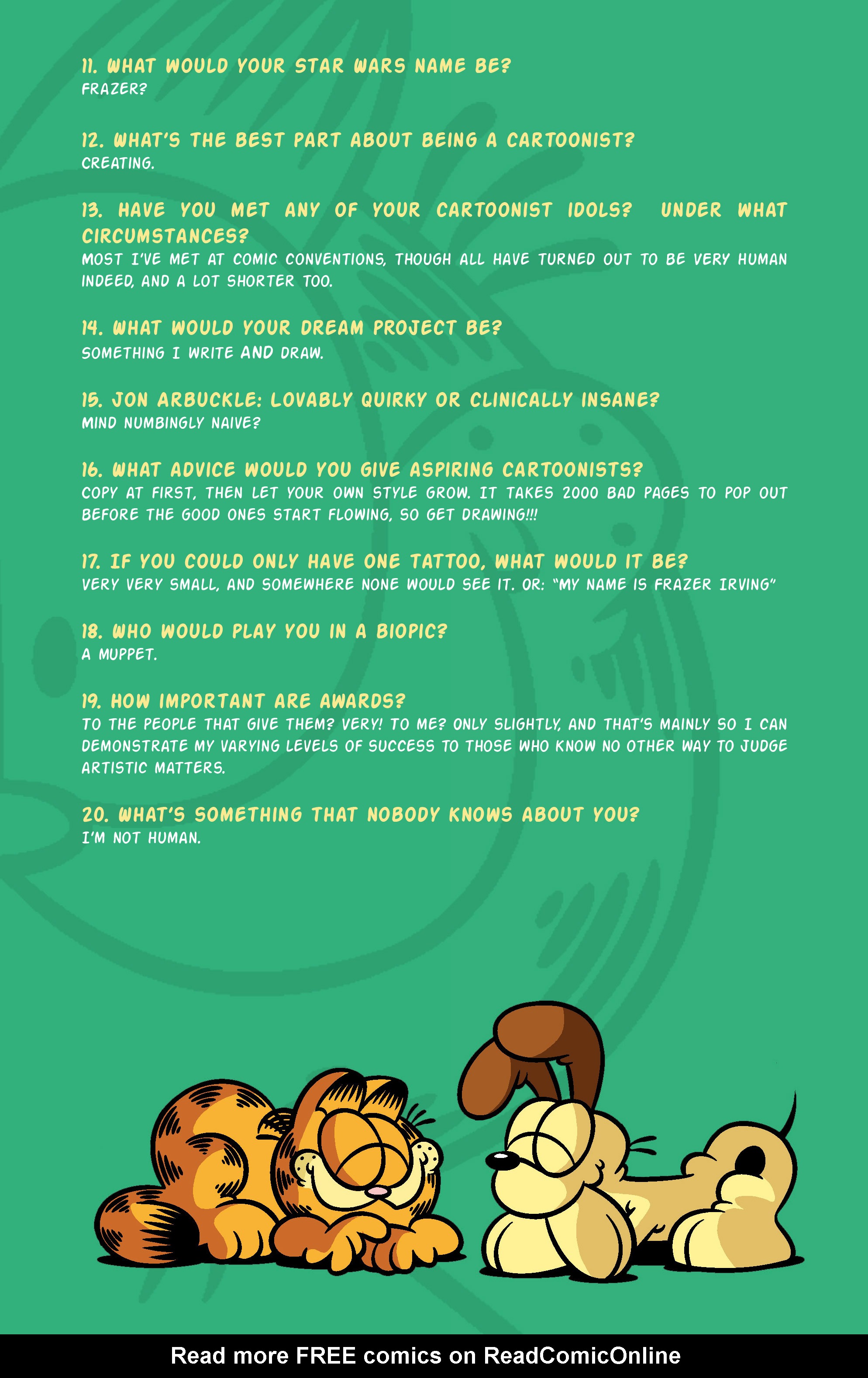 Read online Garfield comic -  Issue #36 - 26