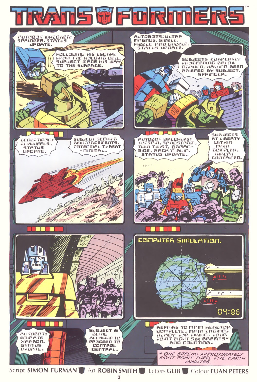 Read online The Transformers (UK) comic -  Issue #168 - 3