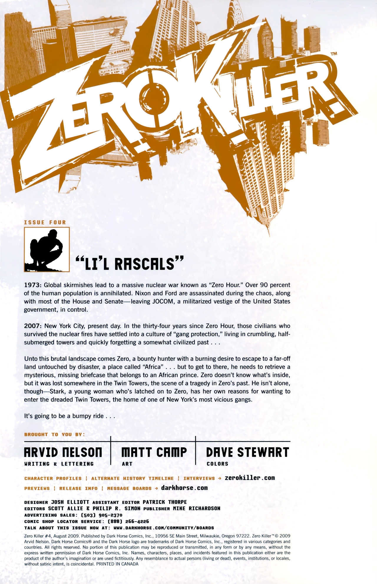 Read online Zero Killer comic -  Issue #4 - 2