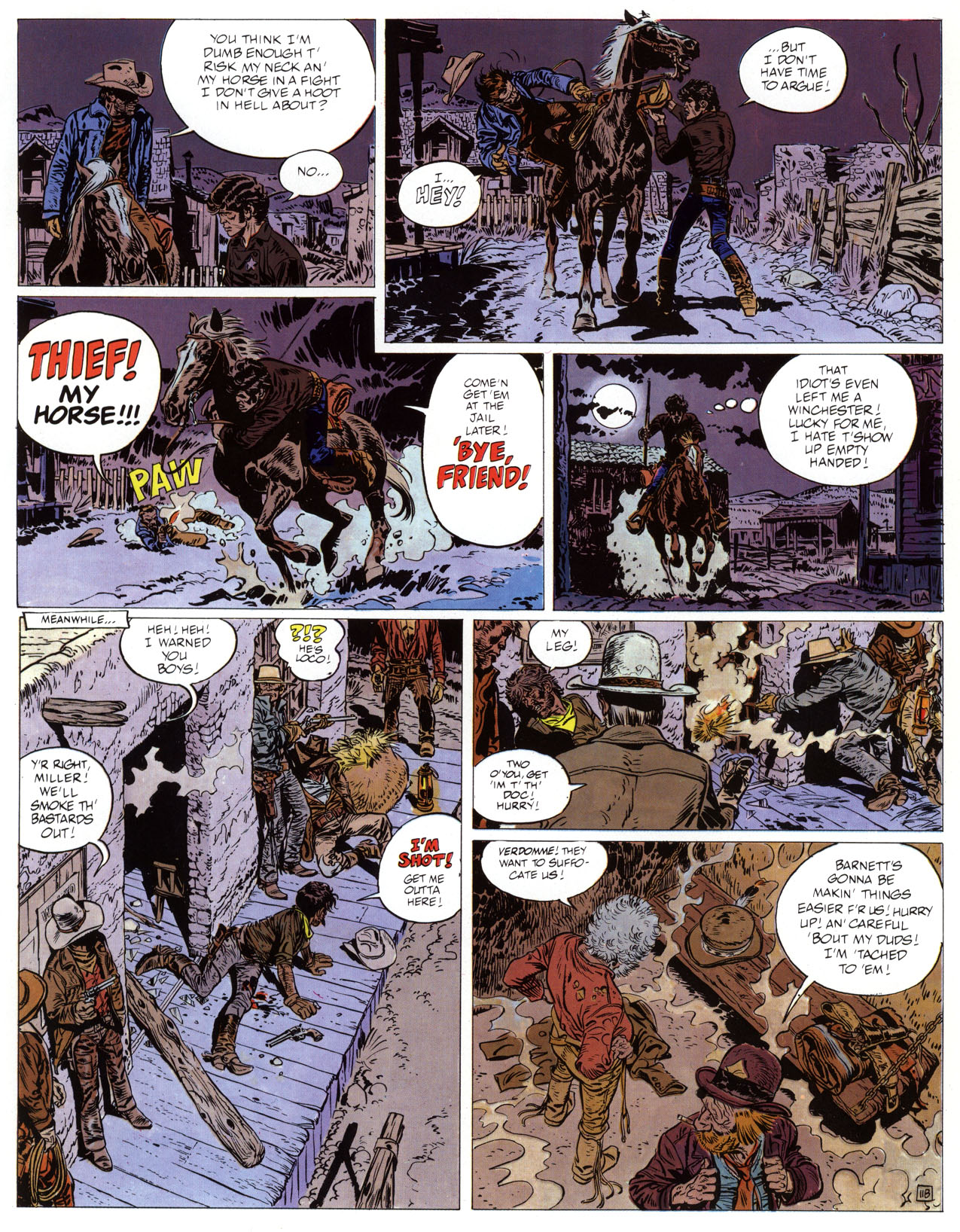 Read online Epic Graphic Novel: Marshal Blueberry comic -  Issue # TPB - 15