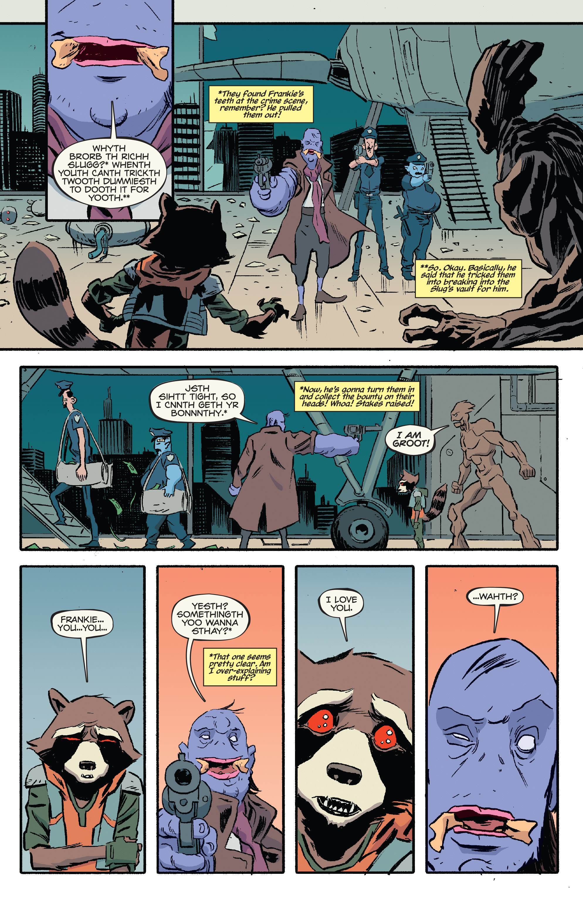 Read online Rocket Raccoon & Groot comic -  Issue #7 - 18