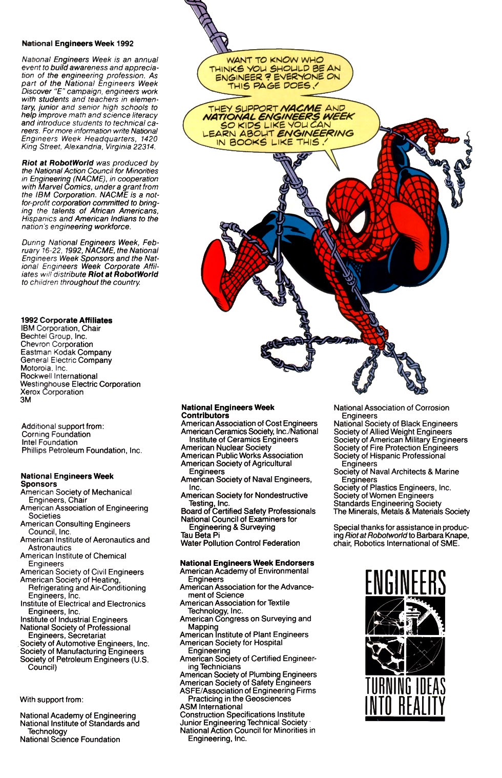 Read online The Amazing Spider-Man NACME Series: Riot at Robotworld comic -  Issue # Full - 18