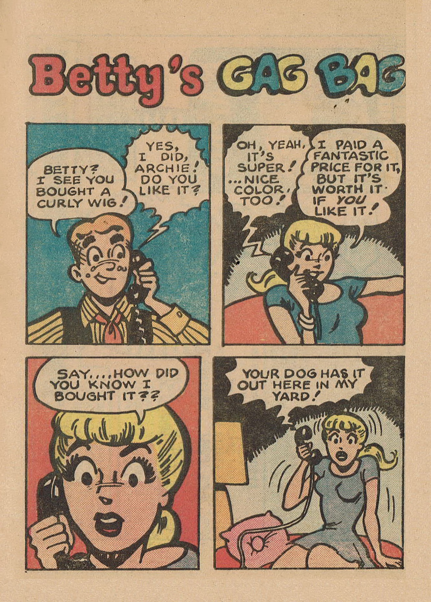Read online Betty and Veronica Digest Magazine comic -  Issue #9 - 129
