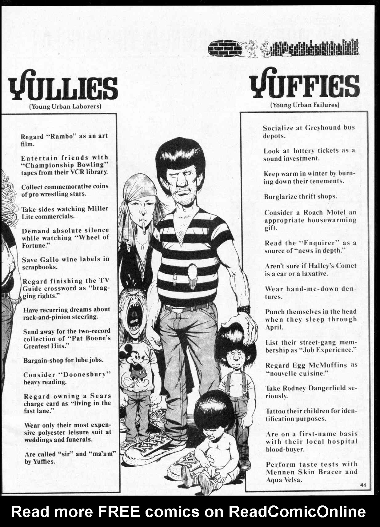 Read online MAD comic -  Issue #261 - 42