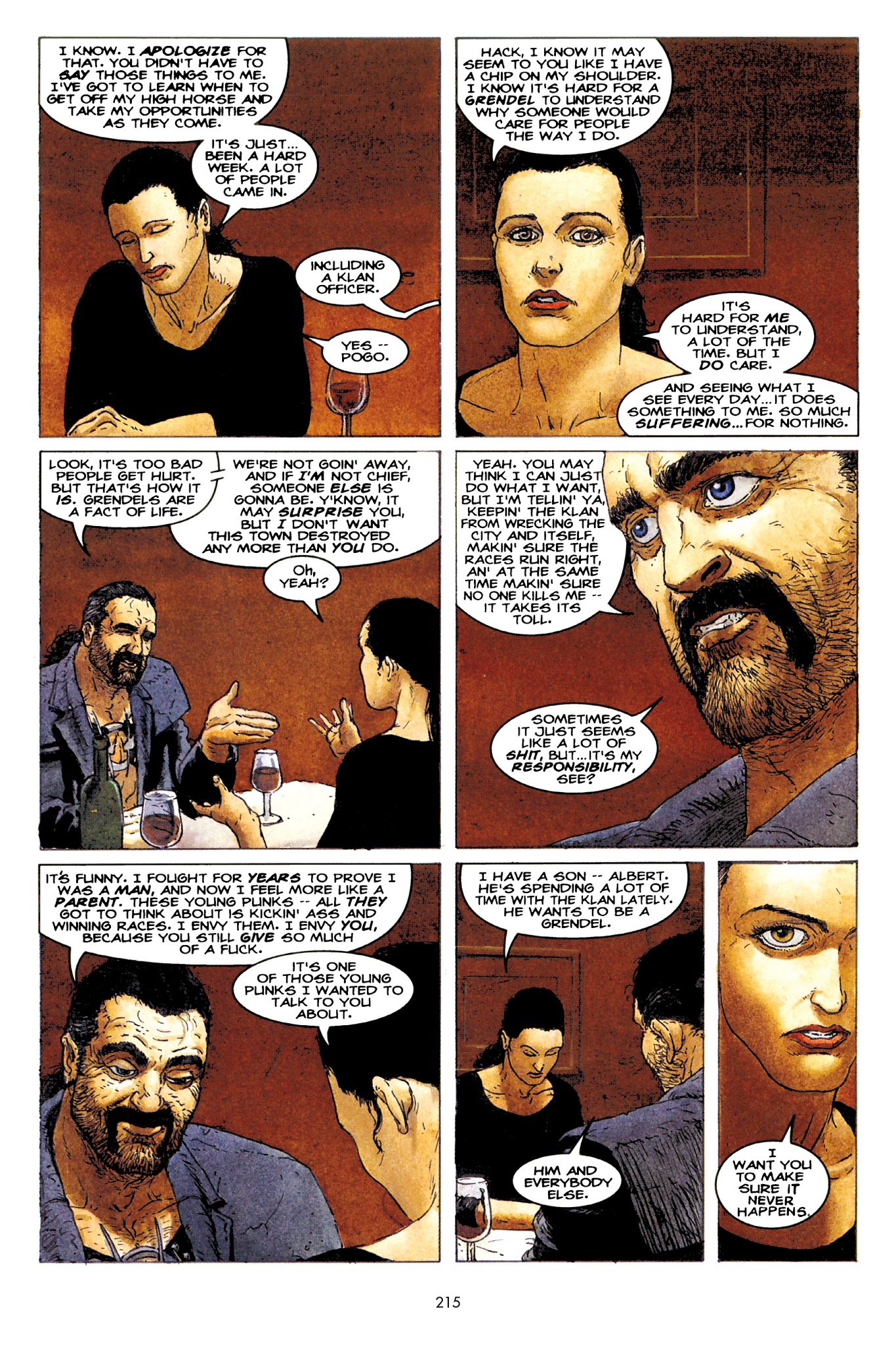 Read online Grendel Tales Omnibus comic -  Issue # TPB 2 - 216