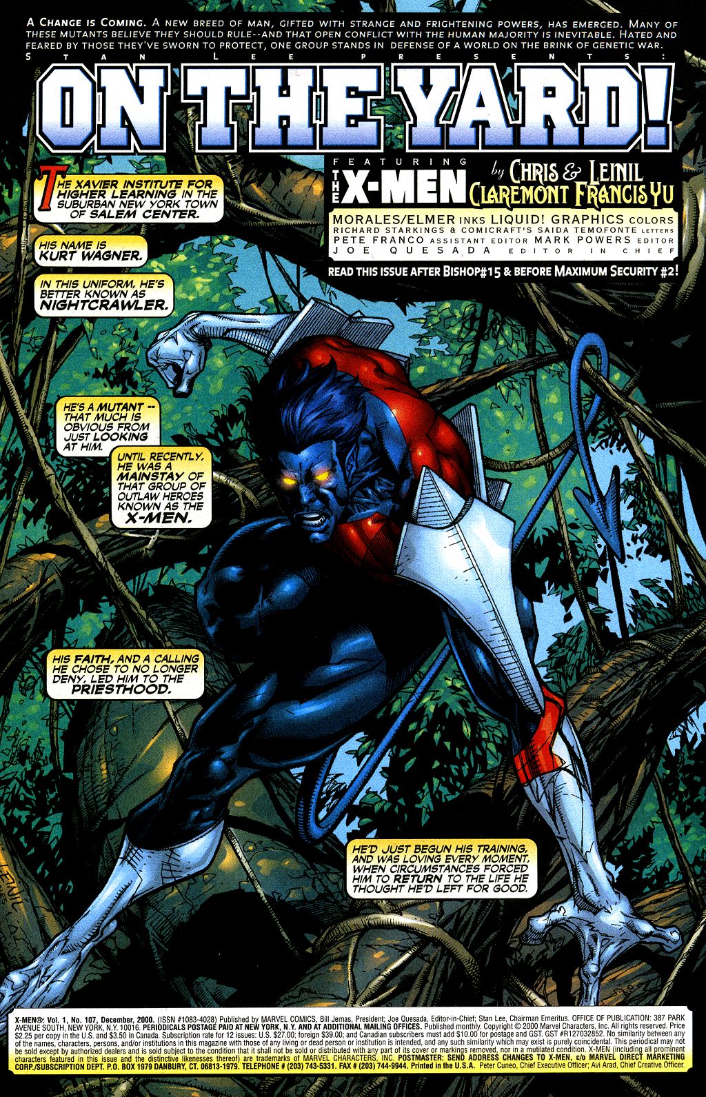 Read online X-Men (1991) comic -  Issue #107 - 2