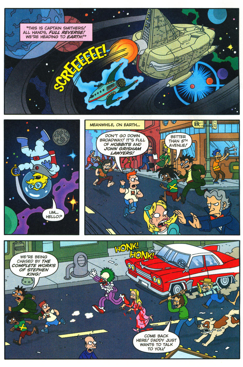 Read online The Simpsons/Futurama Crossover Crisis II comic -  Issue #2 - 9