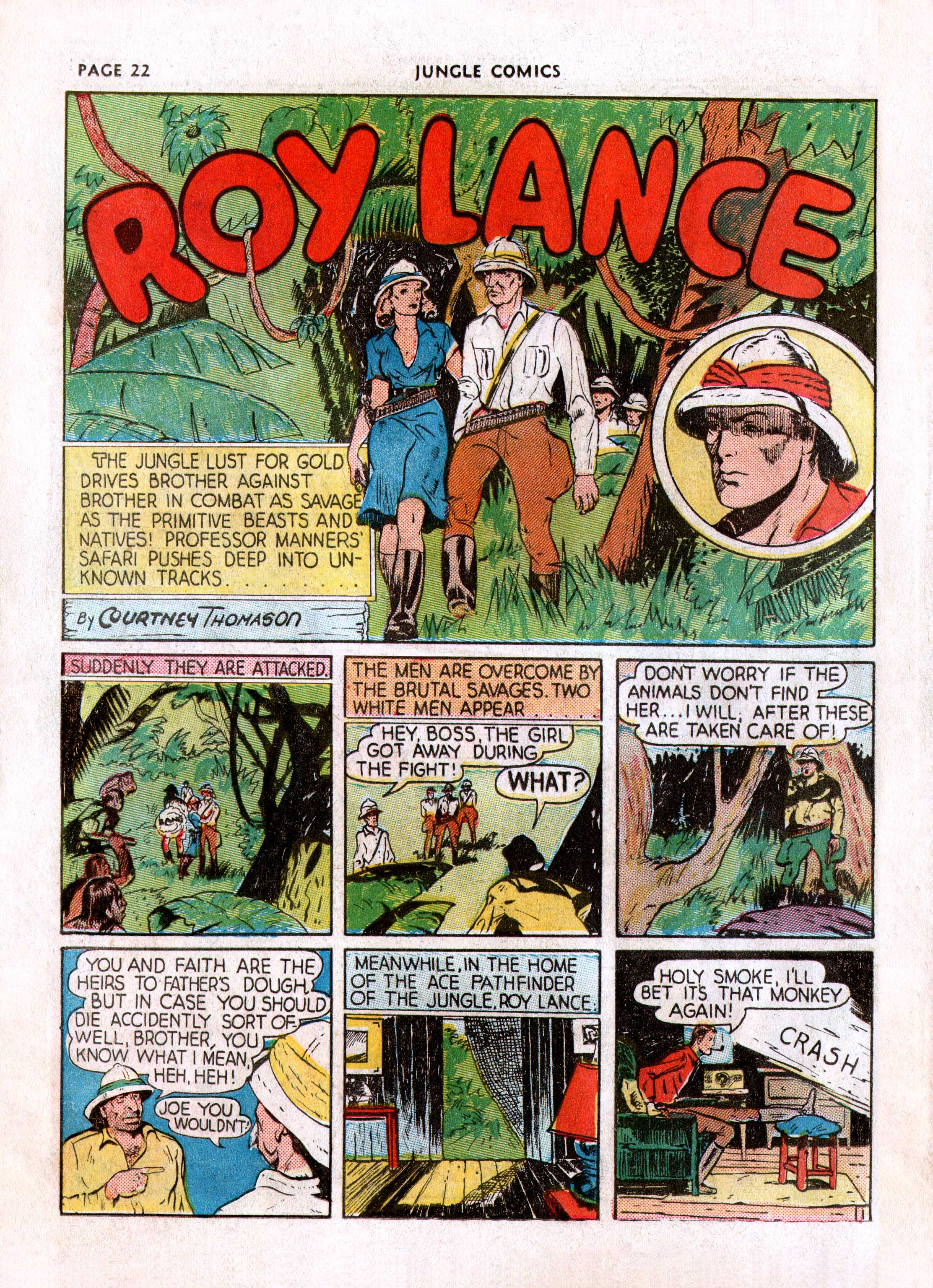 Read online Jungle Comics comic -  Issue #7 - 24