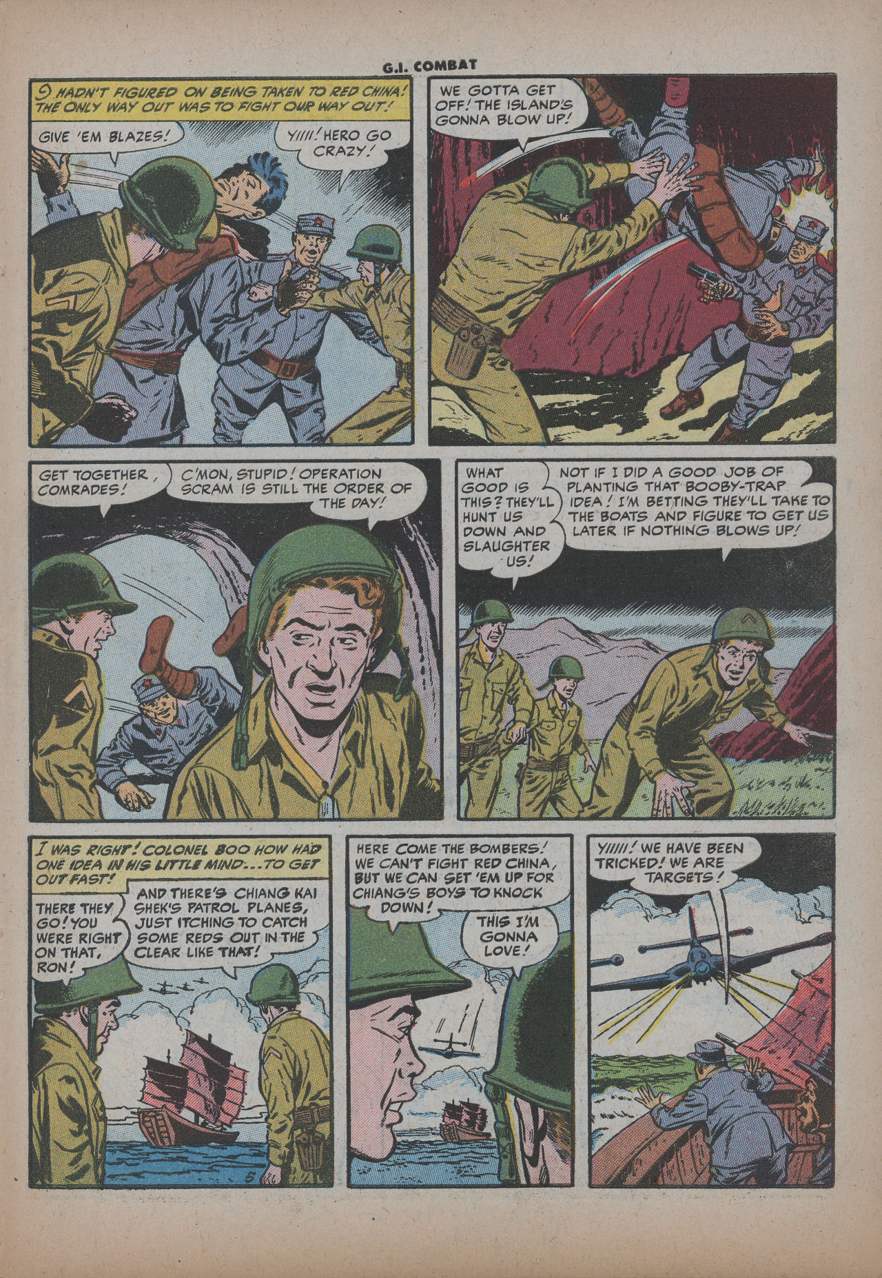 Read online G.I. Combat (1952) comic -  Issue #30 - 31