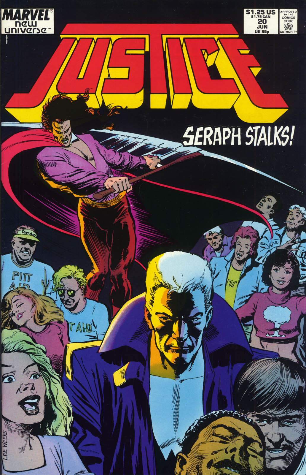 Justice (1986) issue 20 - Page 1