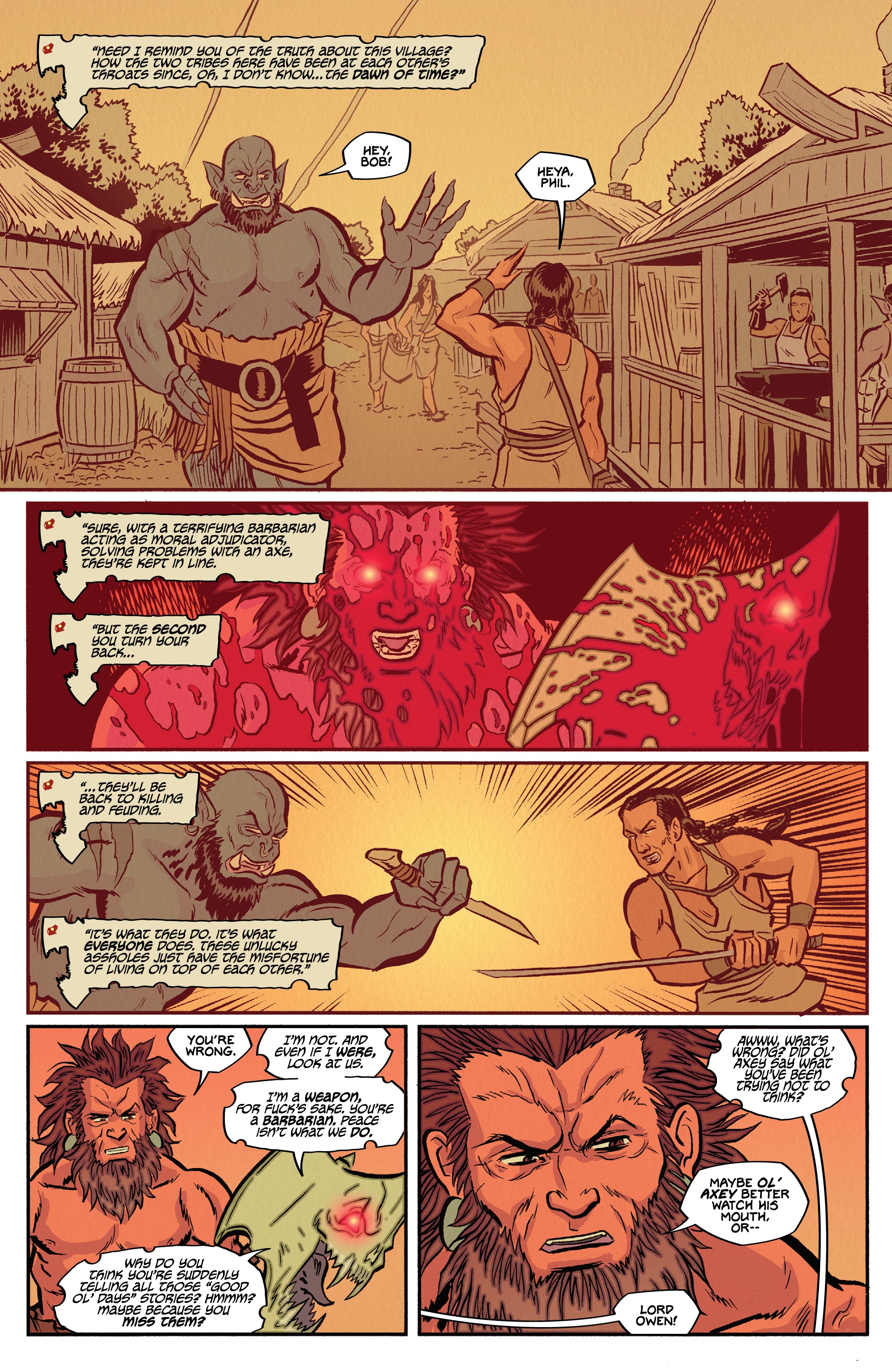 Read online Barbaric: The Harvest Blades comic -  Issue # Full - 10