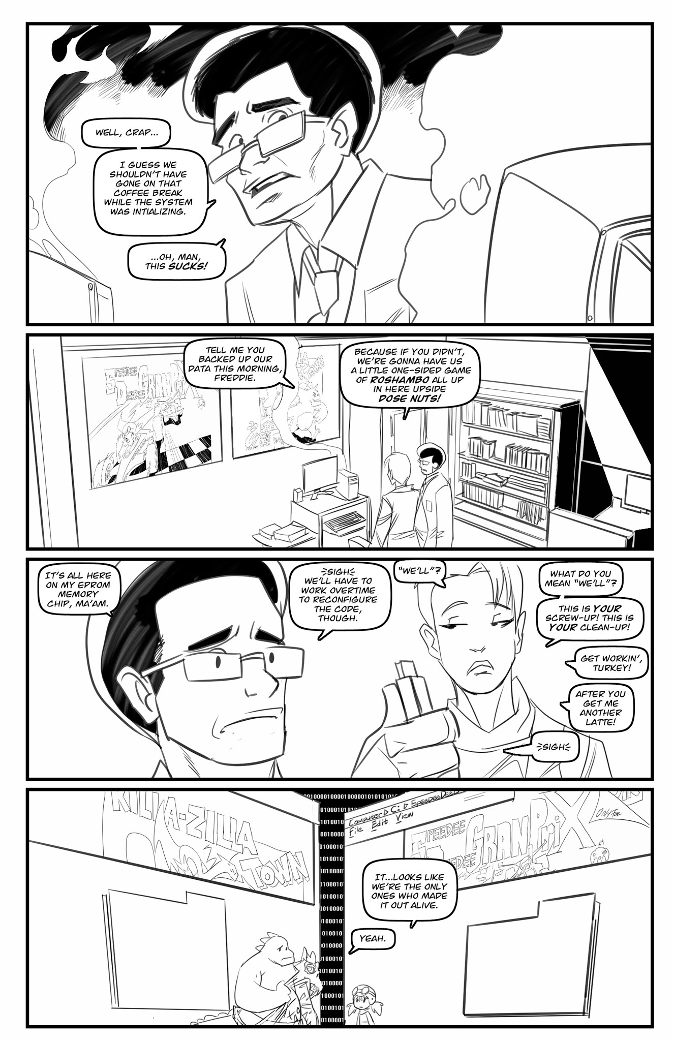 Read online 64-Bit Zombie comic -  Issue # Full - 21