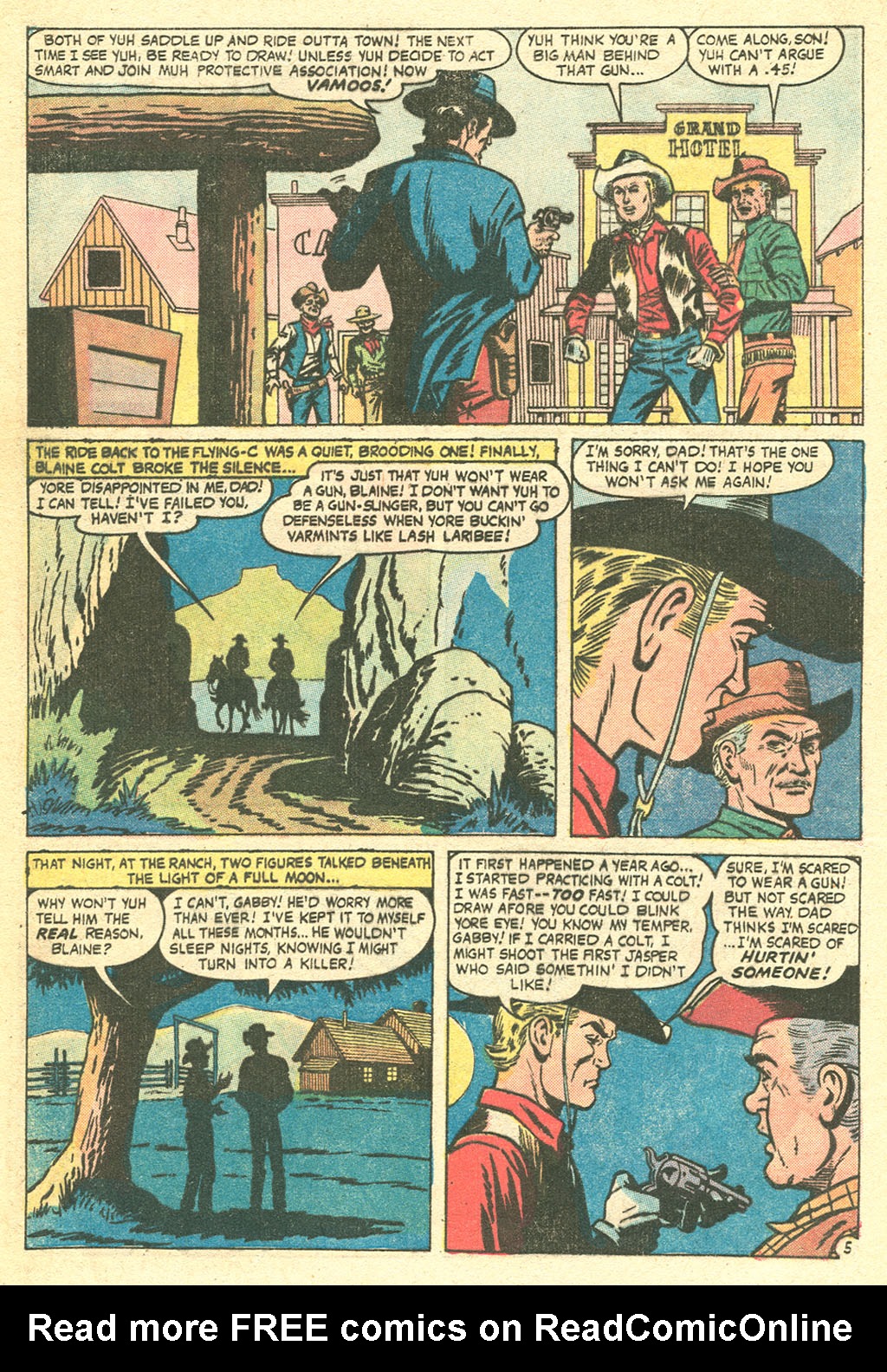 Read online Kid Colt Outlaw comic -  Issue #170 - 8