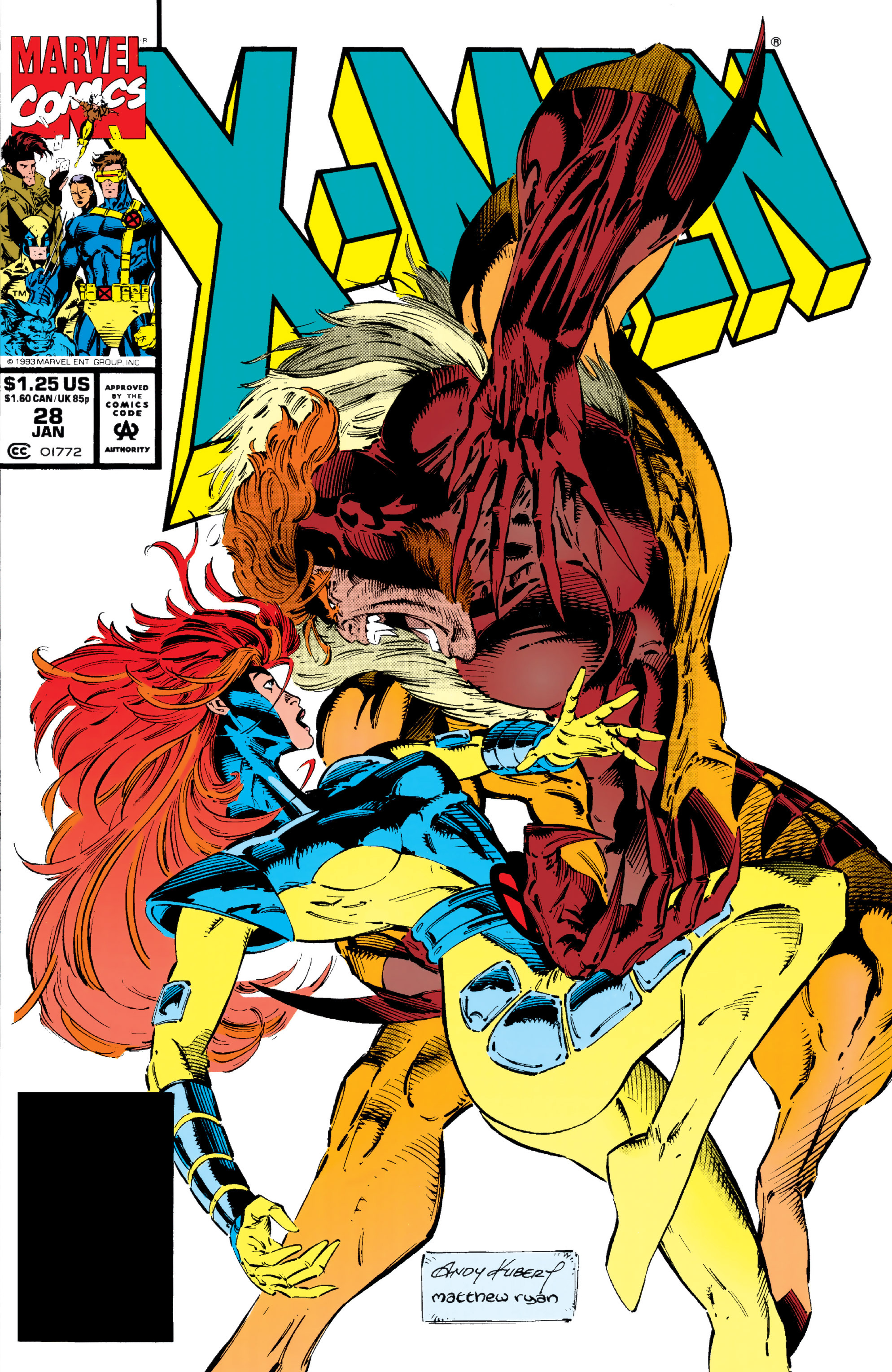Read online X-Men (1991) comic -  Issue #28 - 1