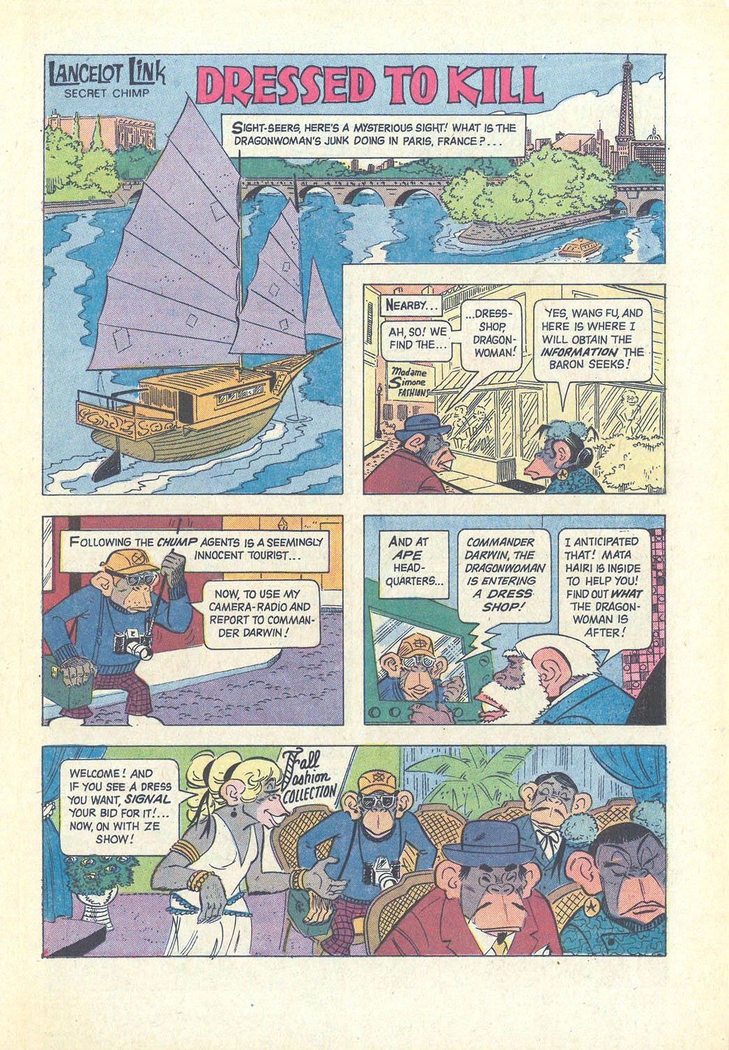 Read online Lancelot Link Secret Chimp comic -  Issue #3 - 11