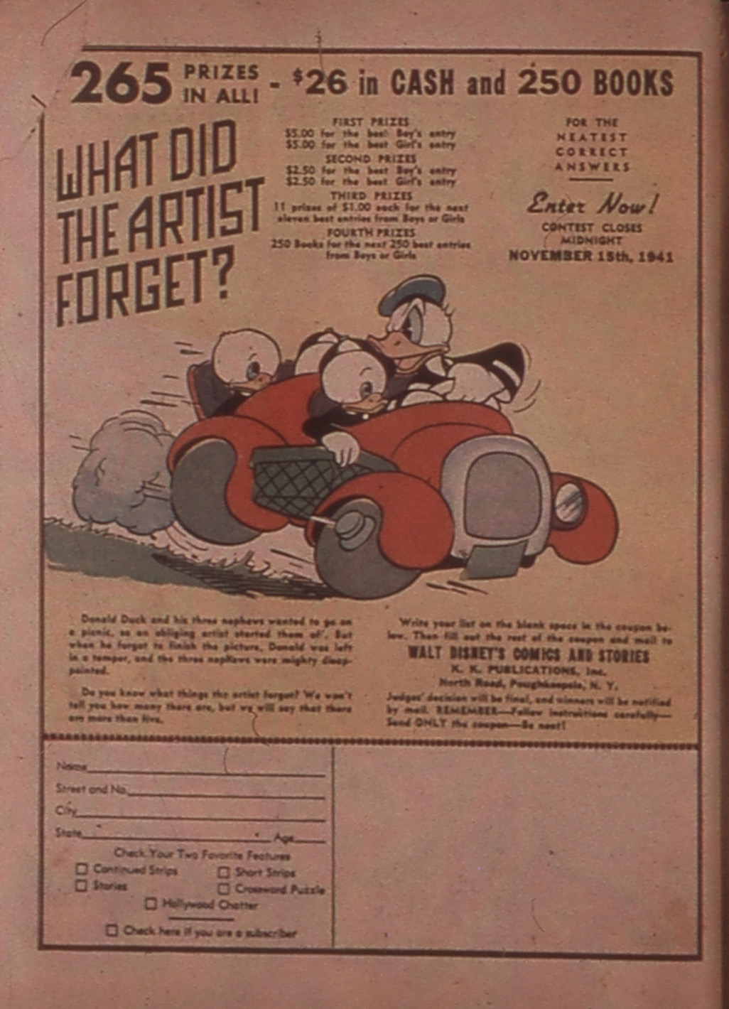 Read online Walt Disney's Comics and Stories comic -  Issue #14 - 60