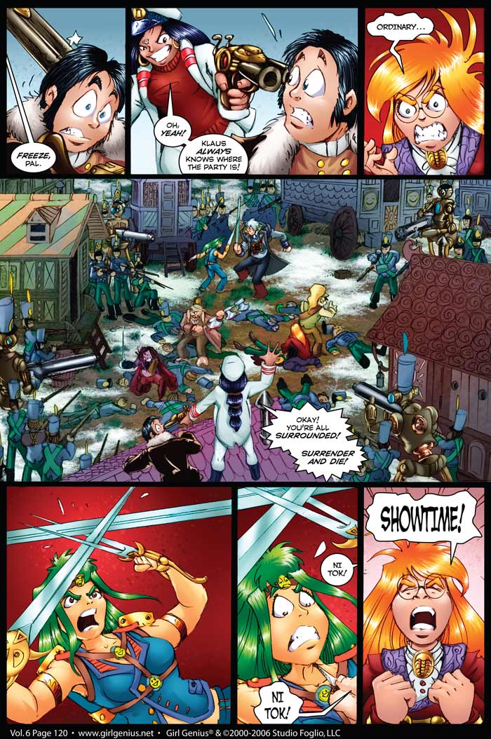 Read online Girl Genius (2002) comic -  Issue #6 - 122