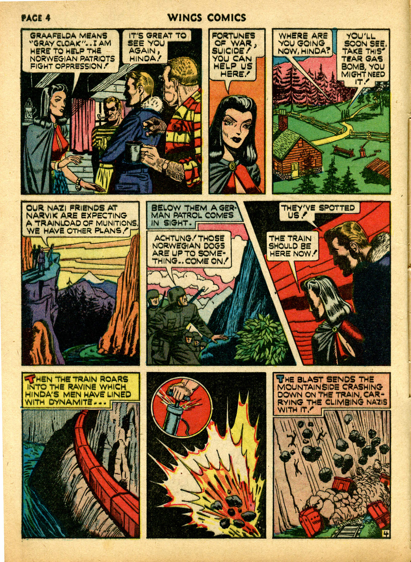 Read online Wings Comics comic -  Issue #12 - 6